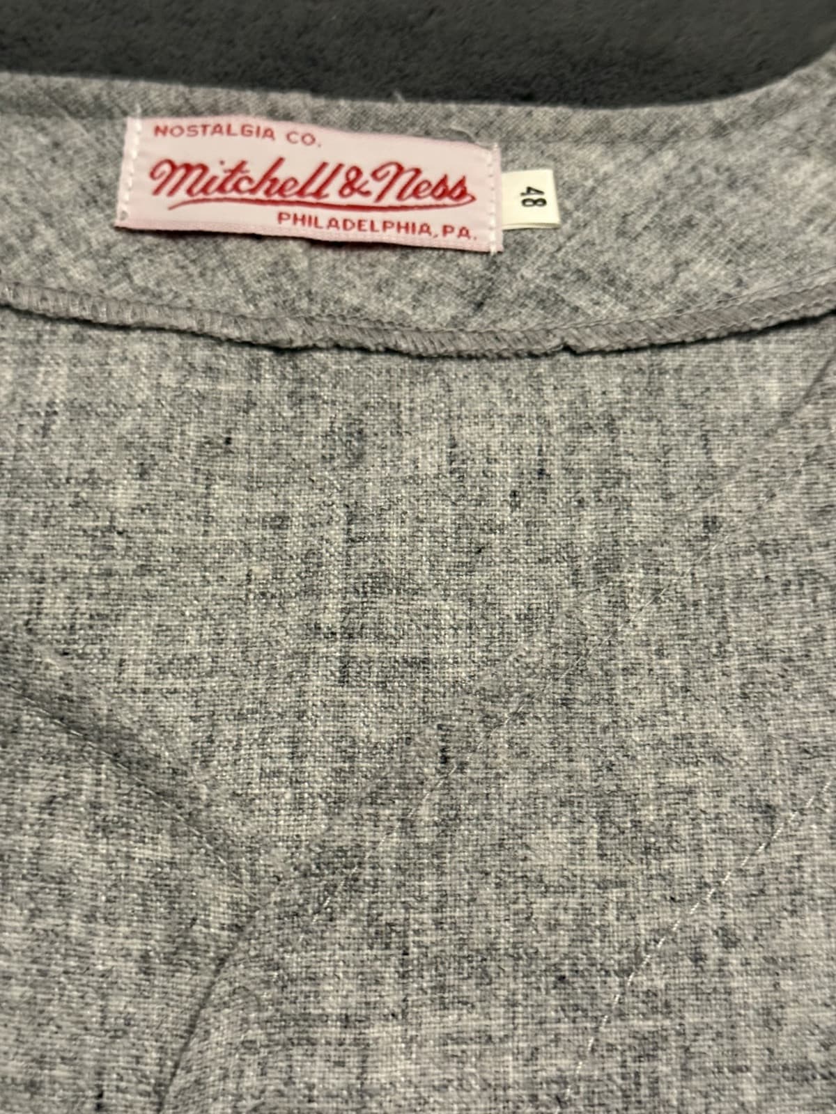 Ken Holtzman Signed Authentic Mitchell Ness Chicago Cubs Jersey Beckett COA - image 3