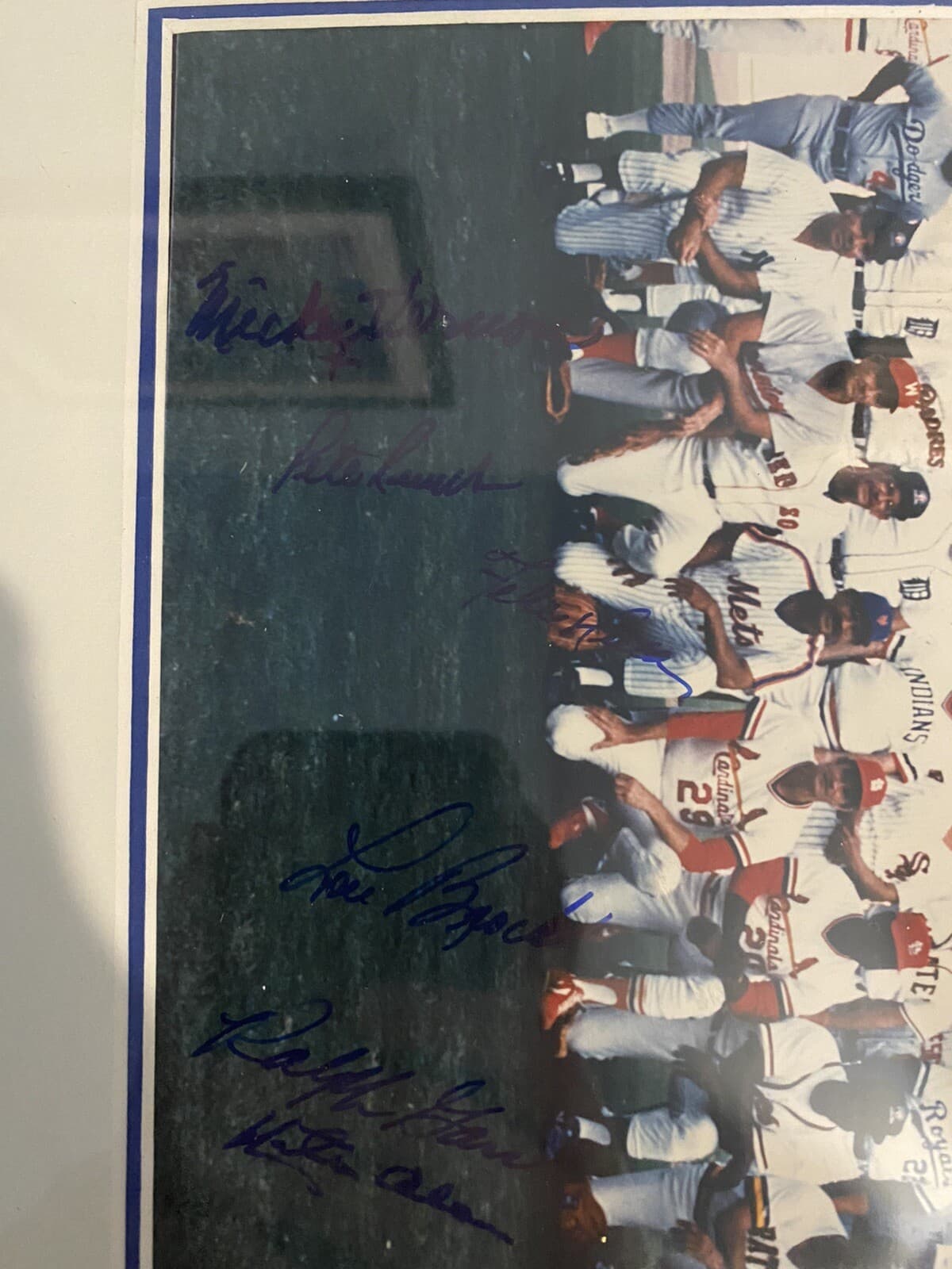 Old Timers Day Signed Autographed 8x10 Photo Framed Matted HOFers 14 Autos! - image 3