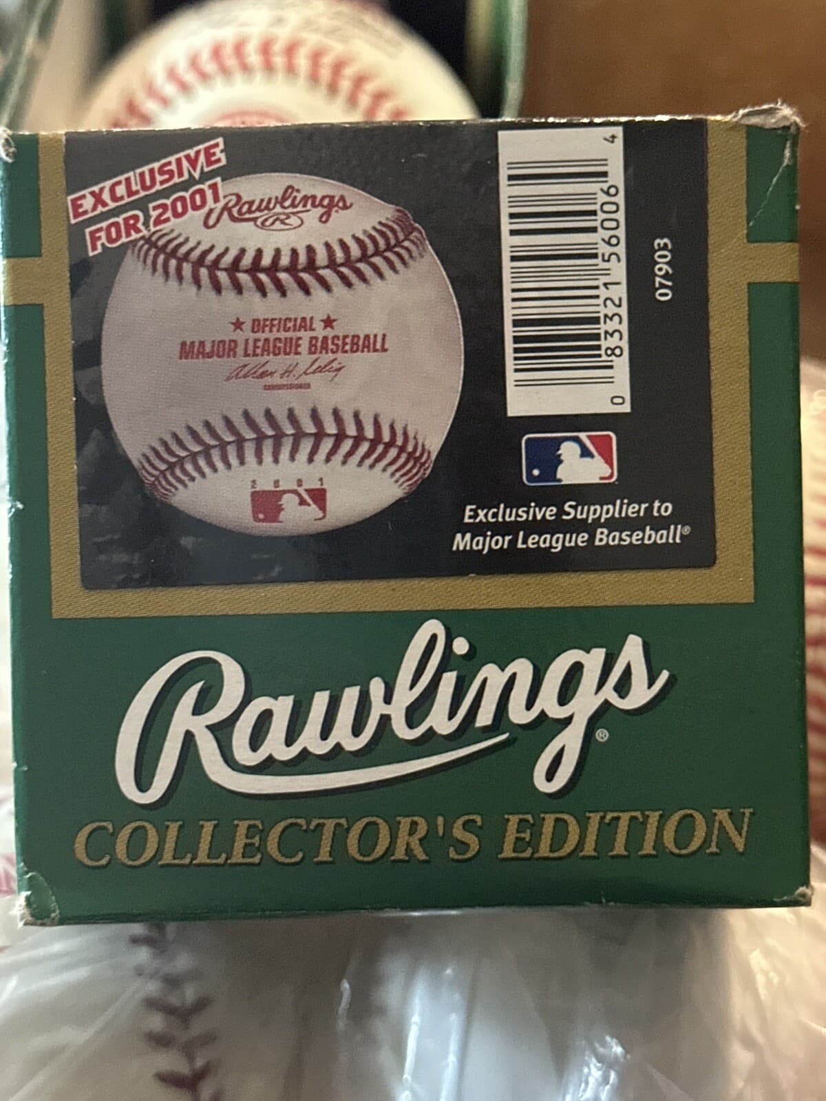 2001 NL Opening Day Rawlings Official Logo Baseball Commemorative - image 4