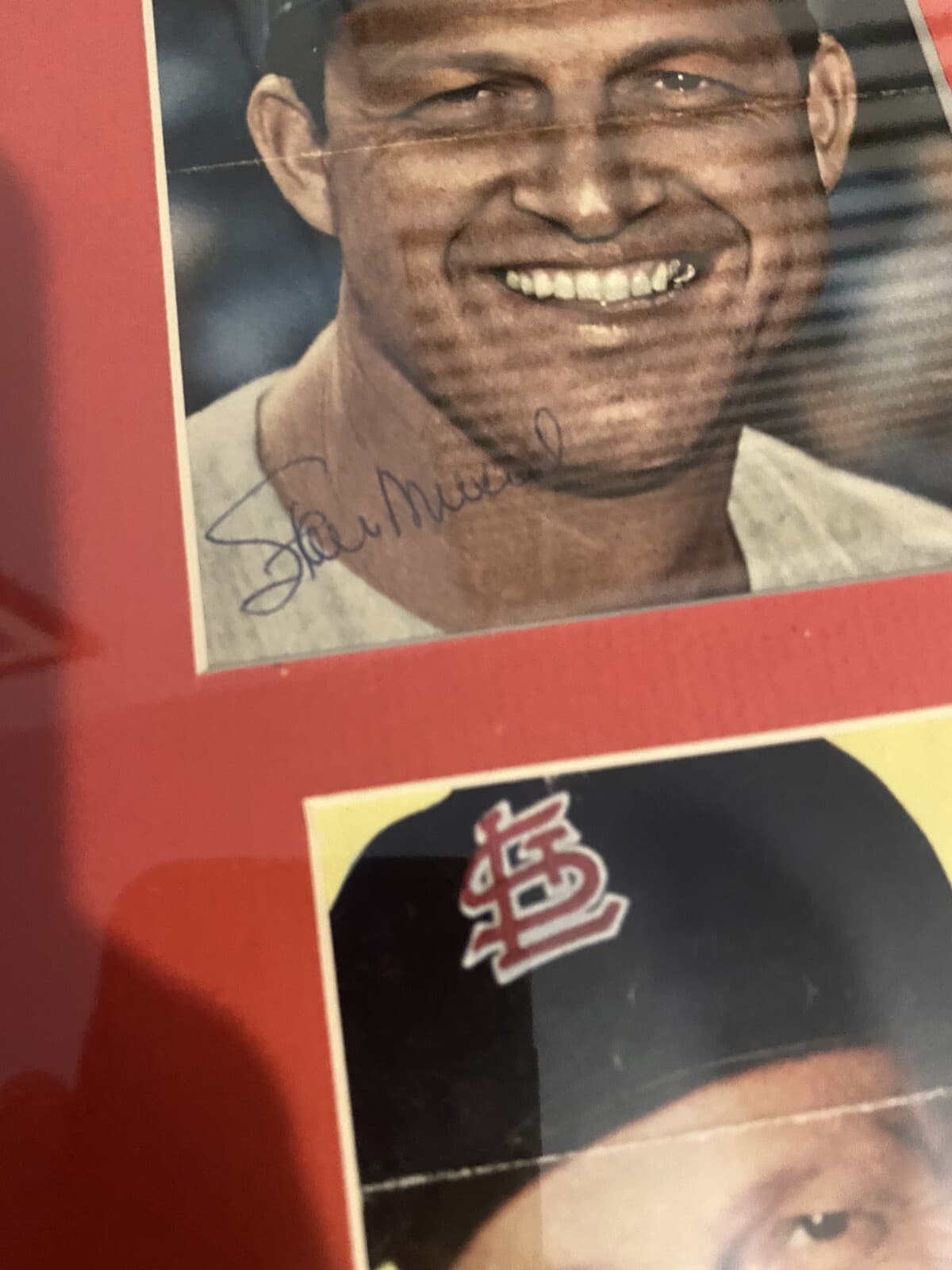 Three Stan Musial Signed Photos Framed Matted Display St Louis Cardinals 18x18 - image 4