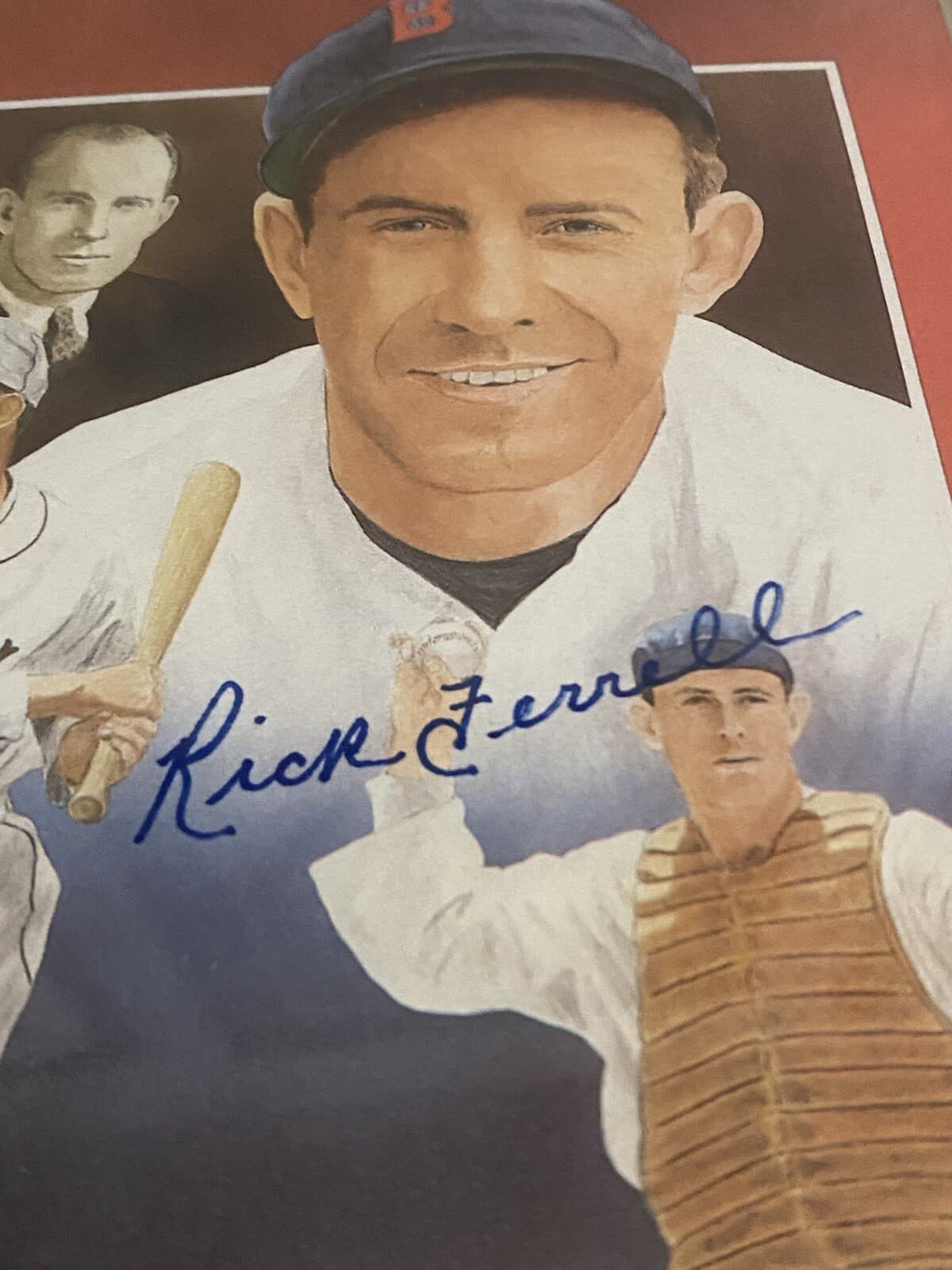 Rick Ferrell Signed Matted 5x7 Photo St Louis Browns Senators  - image 2