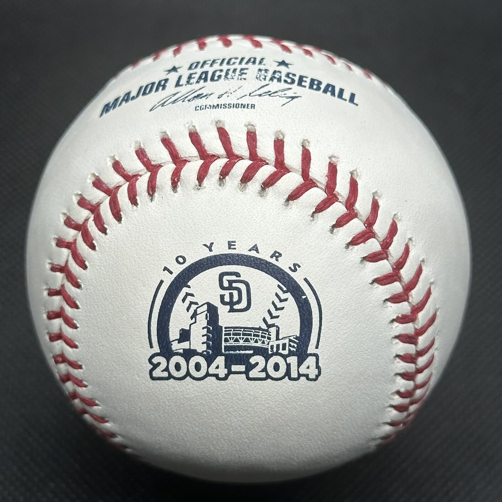 2014 Petco Park 10th Anniversary Rawlings Official Logo Baseball Commem Padres