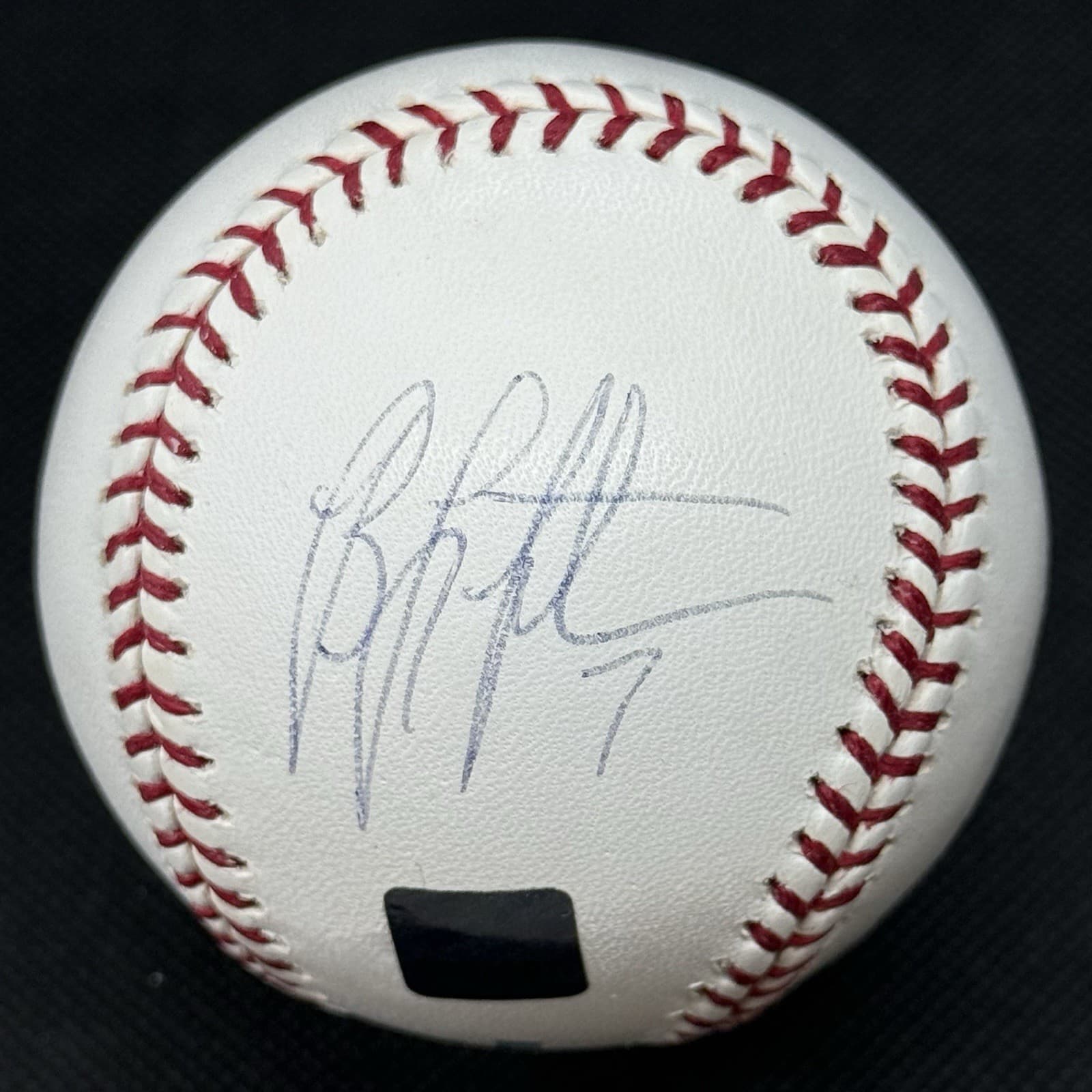 Byron Leftwich Signed Baseball Pittsburgh Steelers NFL JSA LOA