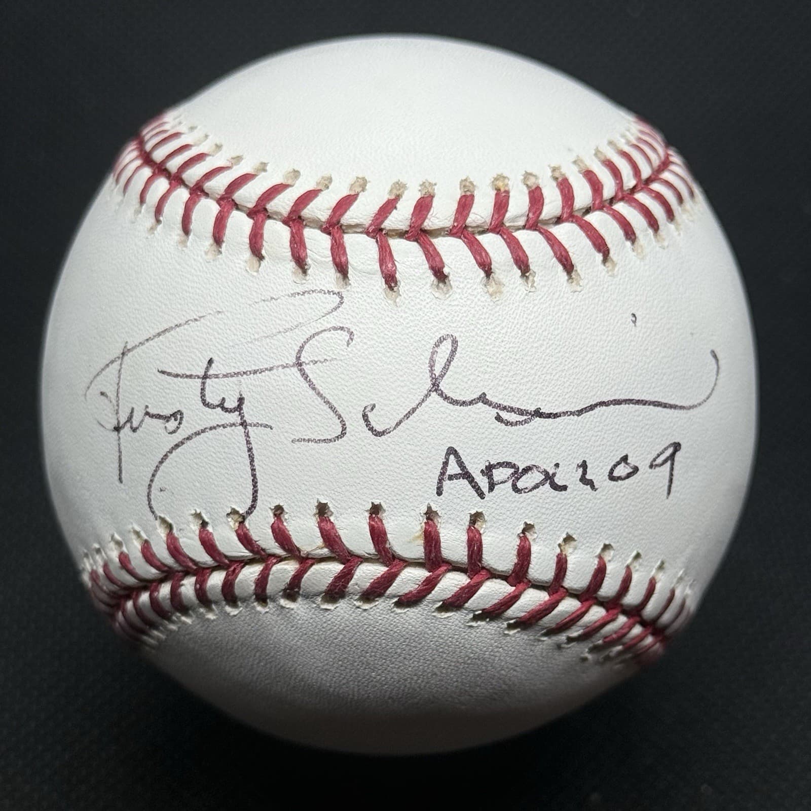 Rusty Schweickart Apollo 9 Signed Baseball Astronaut Moon JSA COA