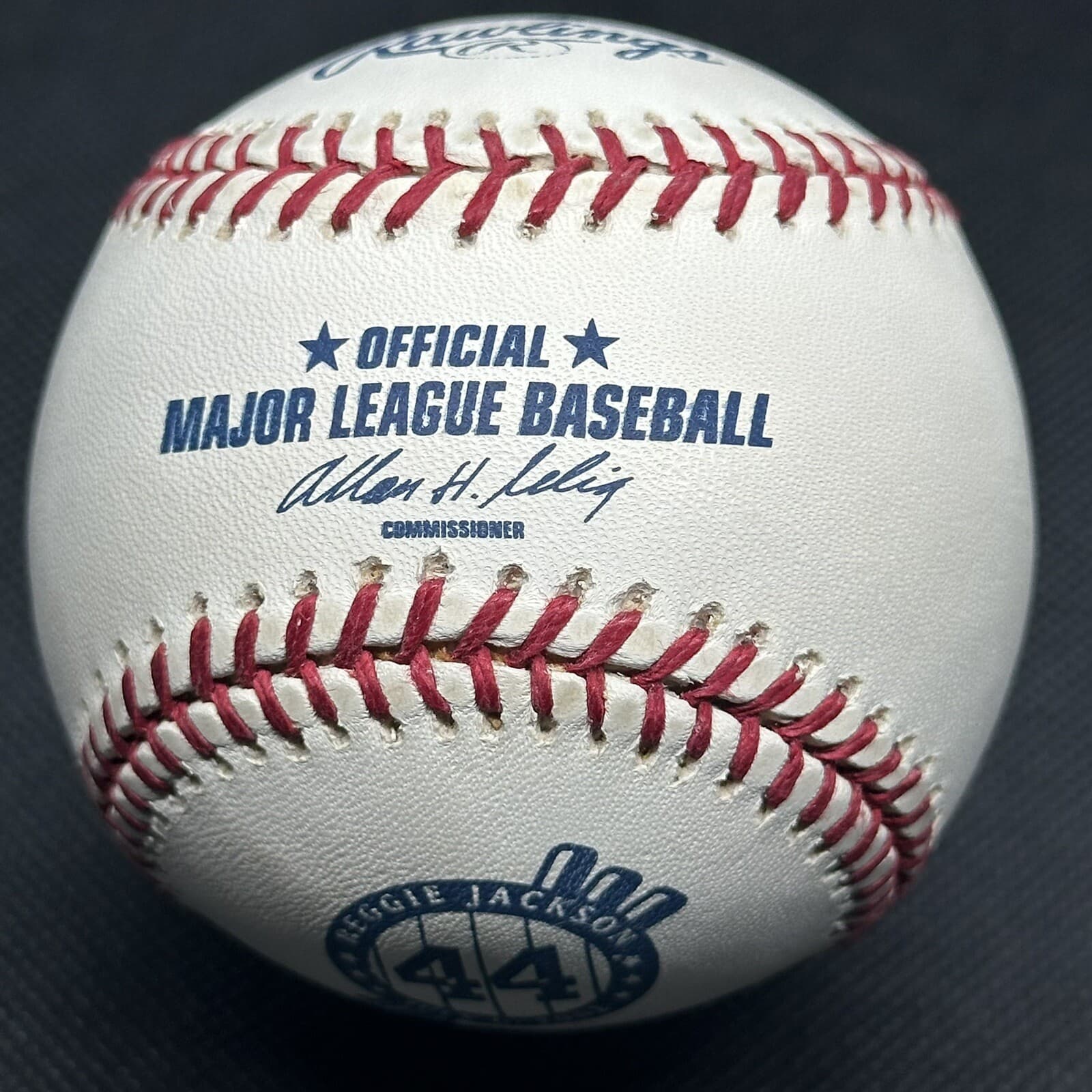 Reggie Jackson Signed Number Retirement Baseball New York Yankees HOF #44 - image 2