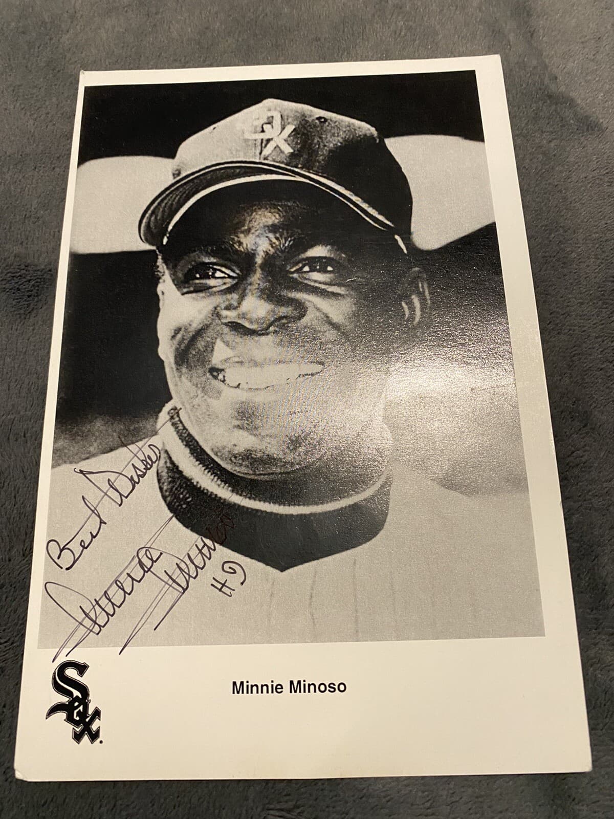 Minnie Minoso Signed 5x8 Photo Photograph White Sox HOF Hall of Fame 2022 #9