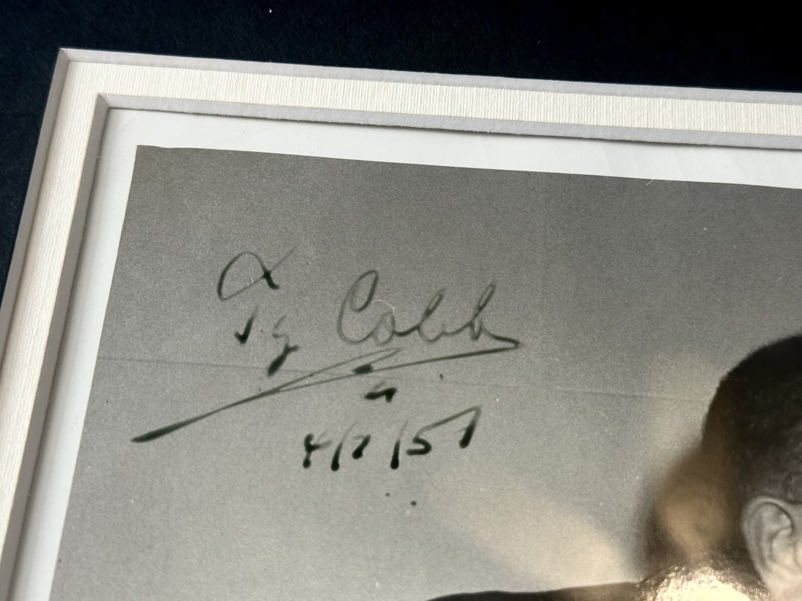 Ty Cobb Signed 8x10 Photo Framed Detroit Tigers PSA/DNA LOA HOF w/ Ernie Harwell - image 2