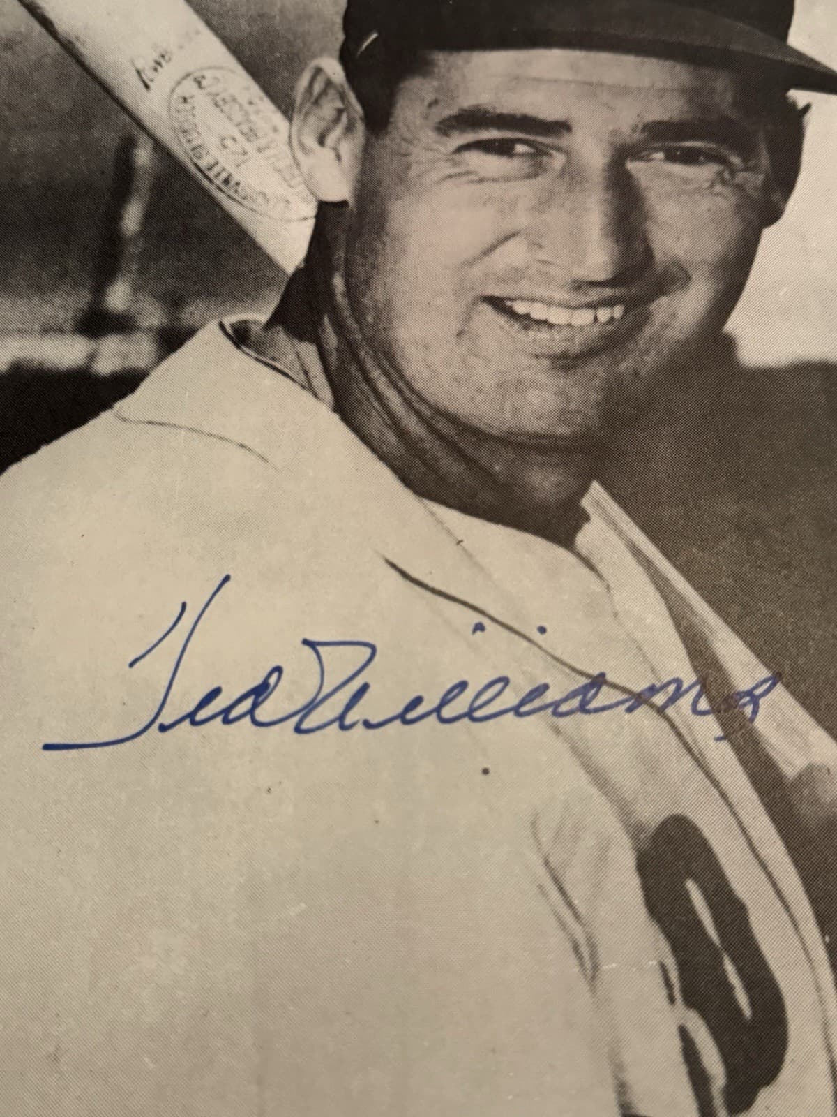 Ted Williams Signed 11x14 Photo Green Diamond COA Boston Red Sox HOF - image 2