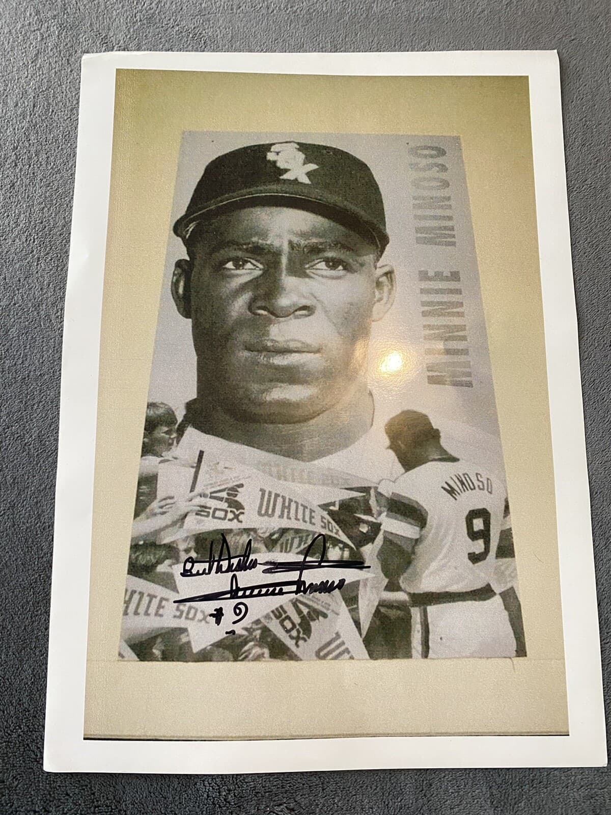 Minnie Minoso Signed 11x14 Photo White Sox HOF Hall of Fame 2022 11x15