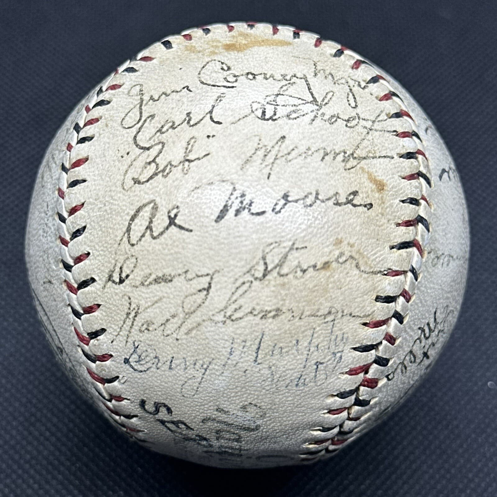 1930 Babe Ruth Signed Baseball JSA LOA Buffalo Bisons New York Yankees ONL HOF - image 4