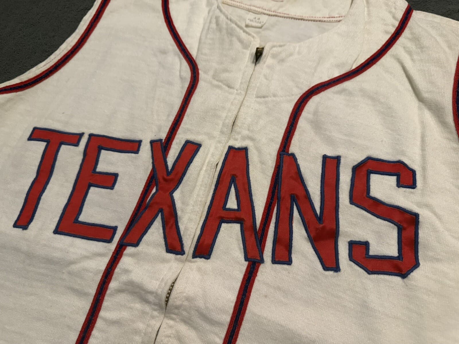 1955 Texas City Texans Game Used Jersey Flannel VINTAGE RARE! - image 2