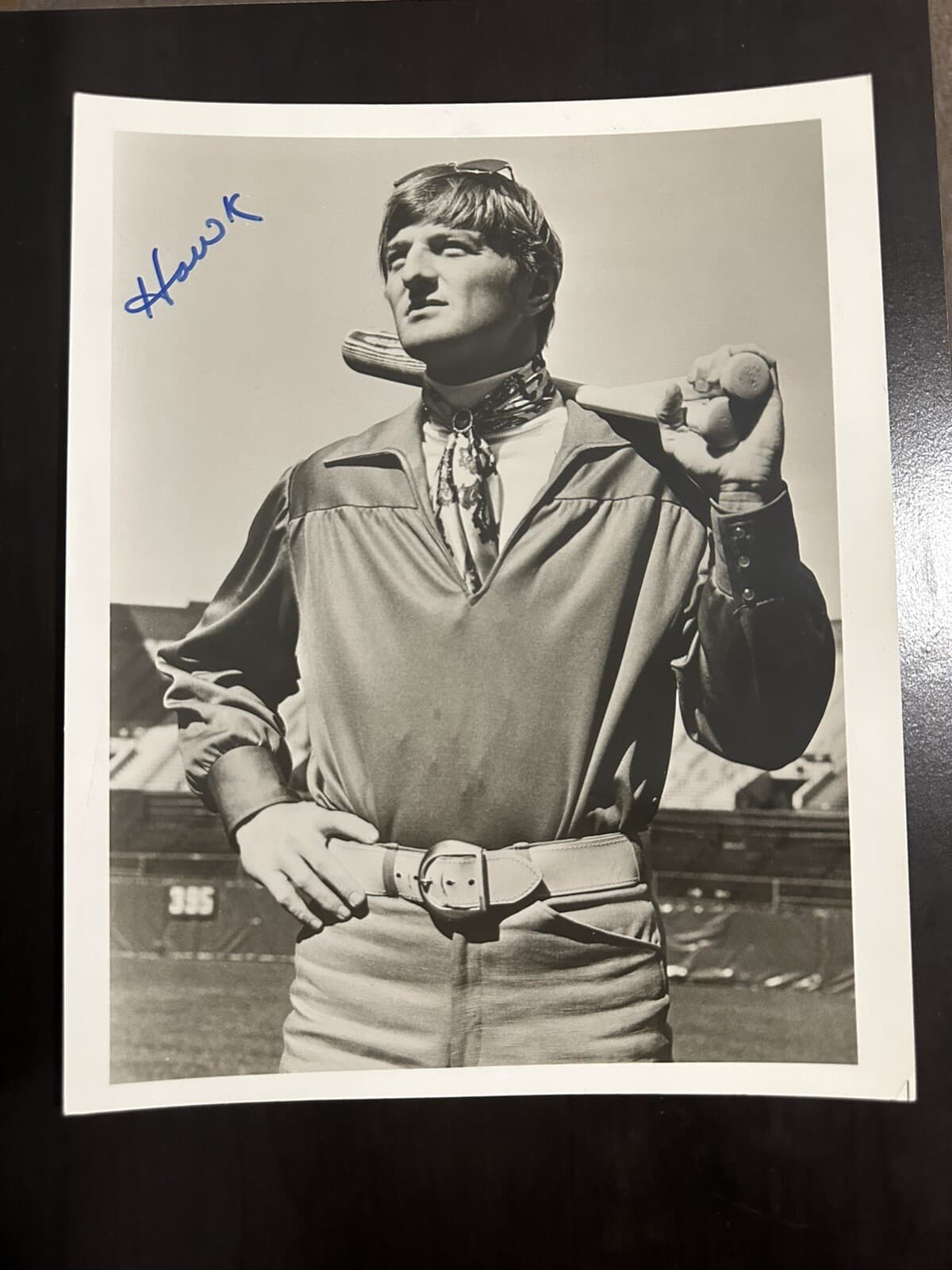 Ken Hawk Harrelson Signed 8x10 Photo Vintage Kansas City A's White Sox HOF