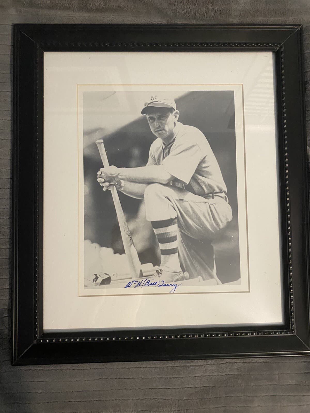 Bill Terry Signed Autographed 8x10 Photo Framed Matted New York Giants COA