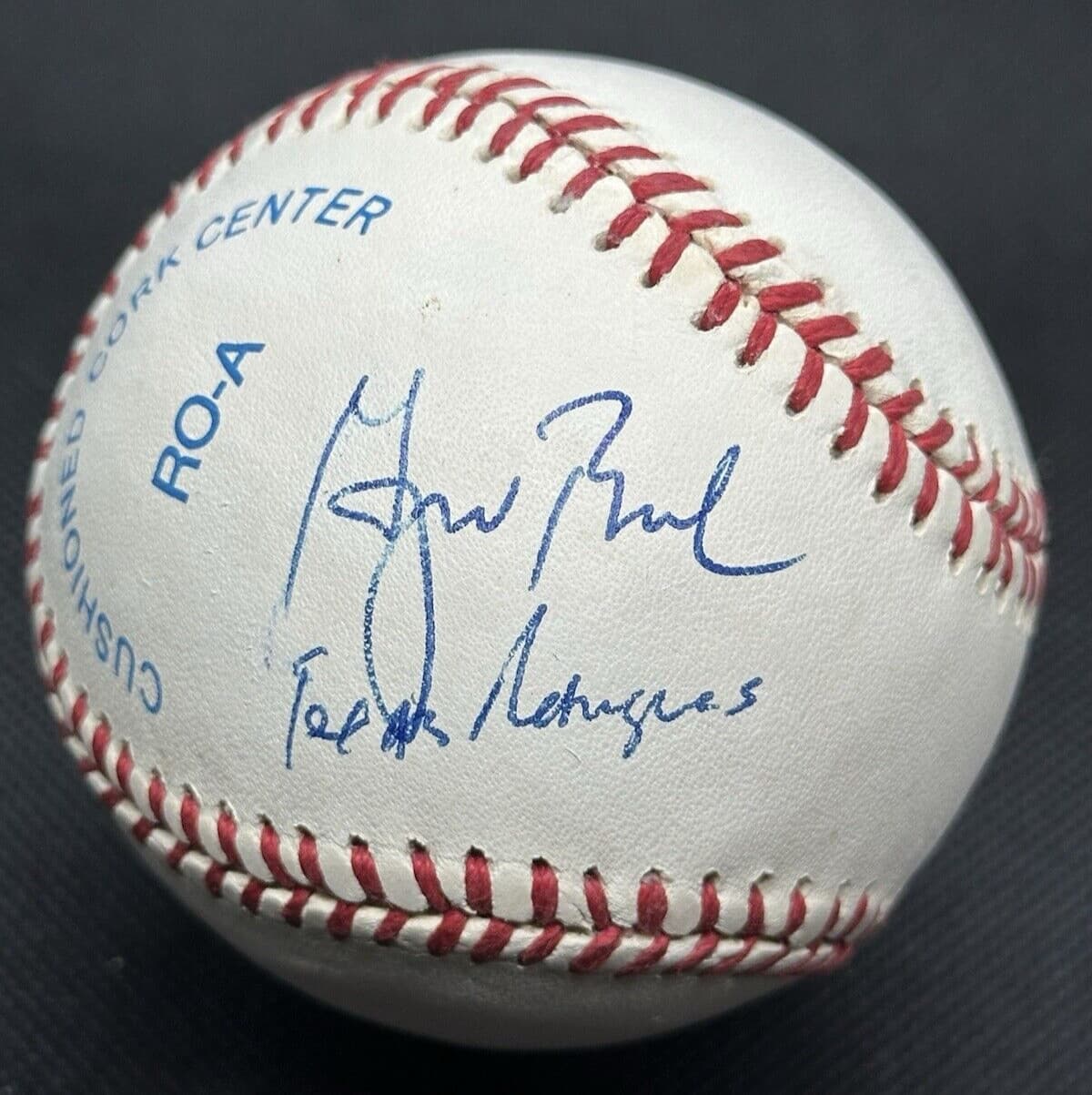 George W Bush Texas Rangers Signed Baseball PSA/DNA LOA 43rd President of USA