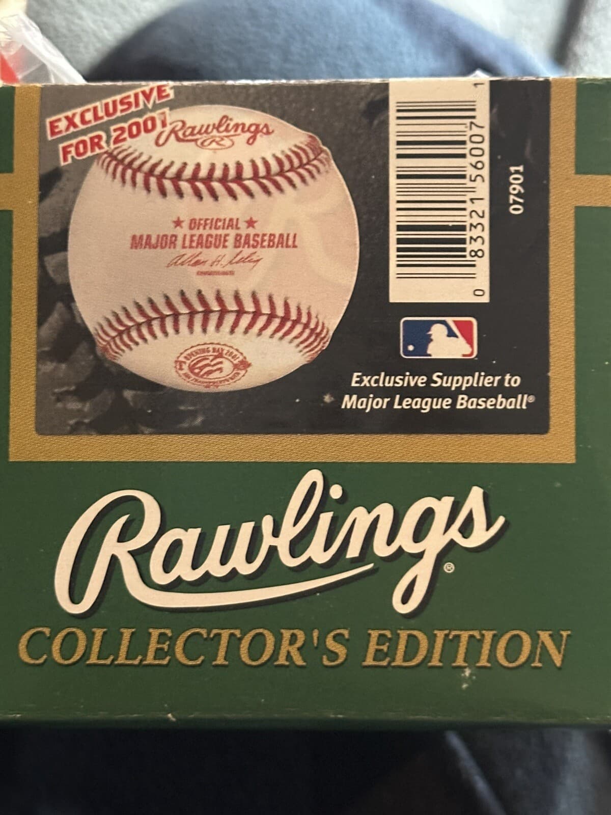 2001 Opening Day San Juan Puerto Rico Rawlings Official Logo Baseball Commem  - image 3