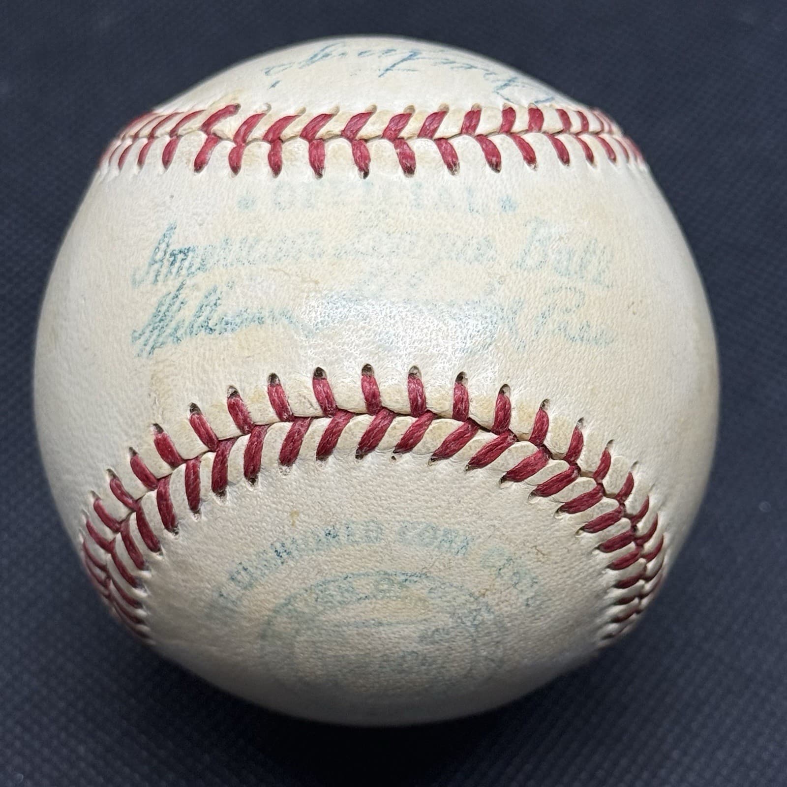 Casey Stengel NY Yankees 1949 Signed Baseball PSA/DNA LOA Mets HOF Single Signed - image 3