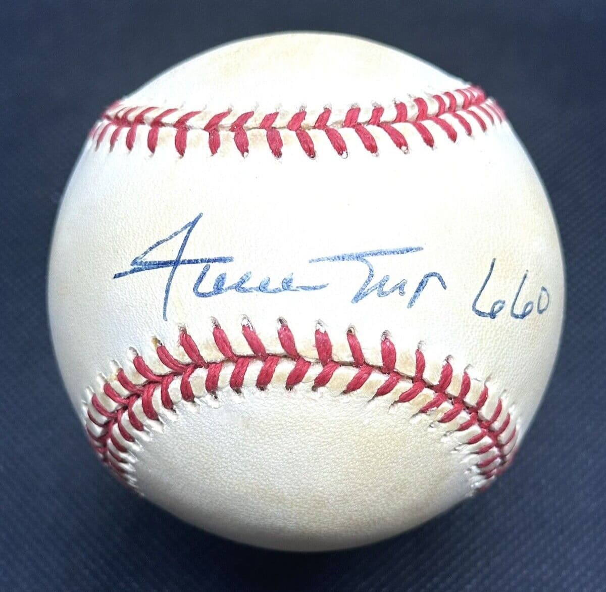 Willie Mays 660 HR Signed Baseball San Francisco Giants New York Mets JSA LOA
