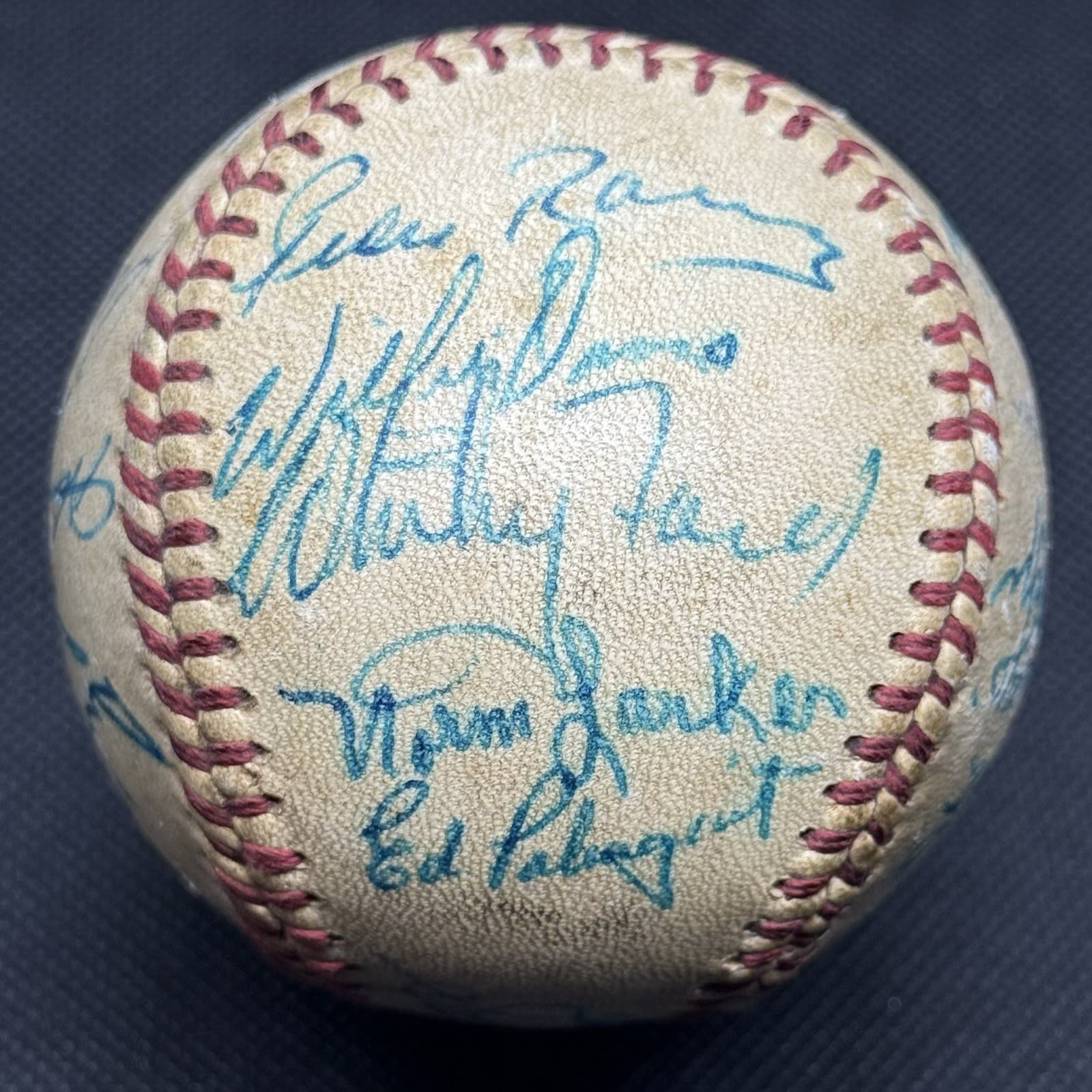 Roberto Clemente TWICE Signed Baseball 1960 Pirates World Series HOF JSA LOA - image 4