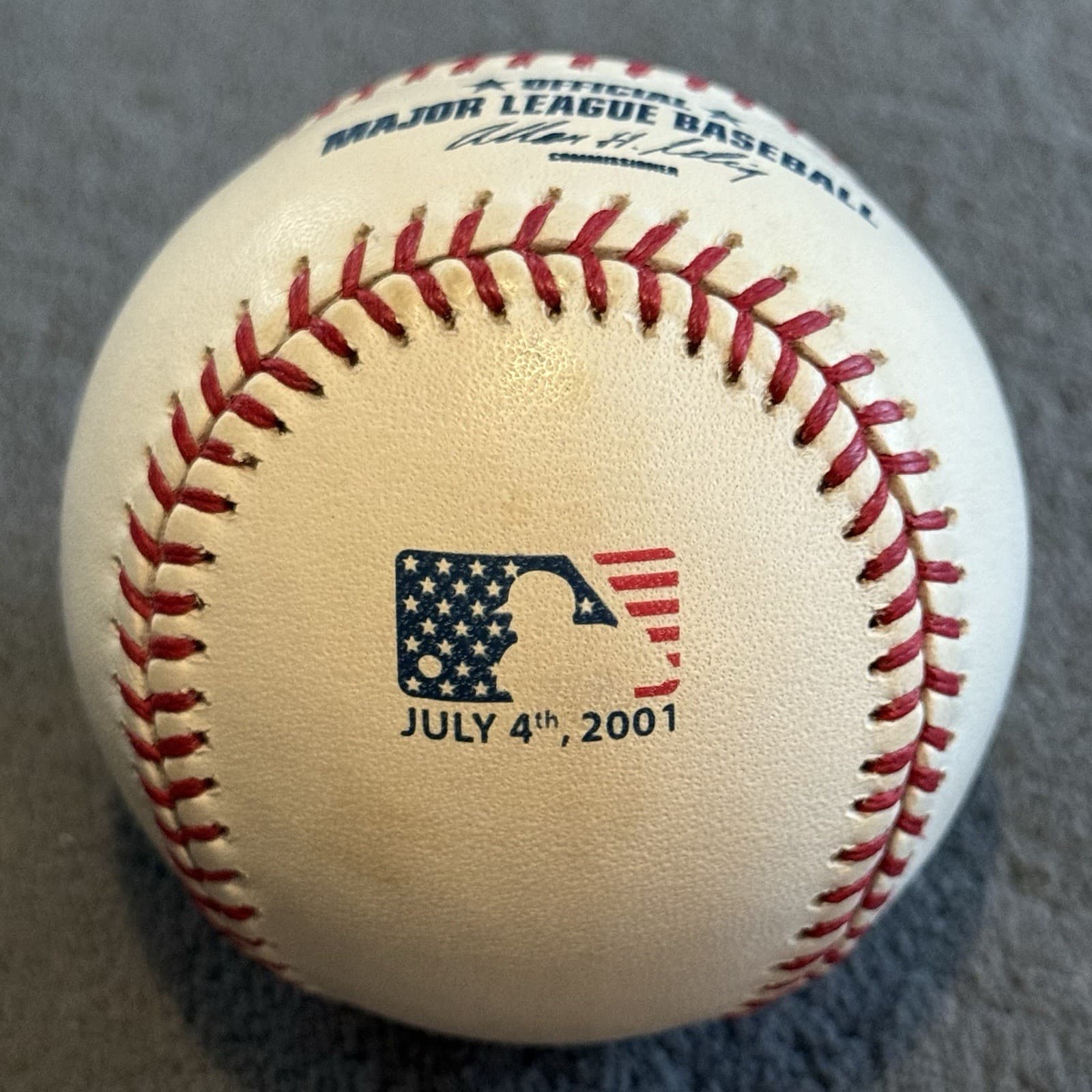 July 4th 2001 Rawlings Official Logo Baseball Commemorative Flag America - image 4