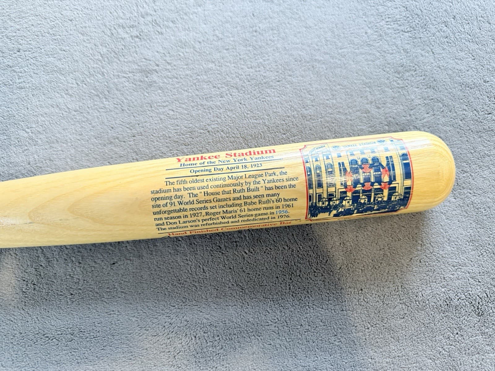 Vic Raschi Hank Bauer Signed Bat Full Sized Model Bat New York Yankees JSA LOA - image 3