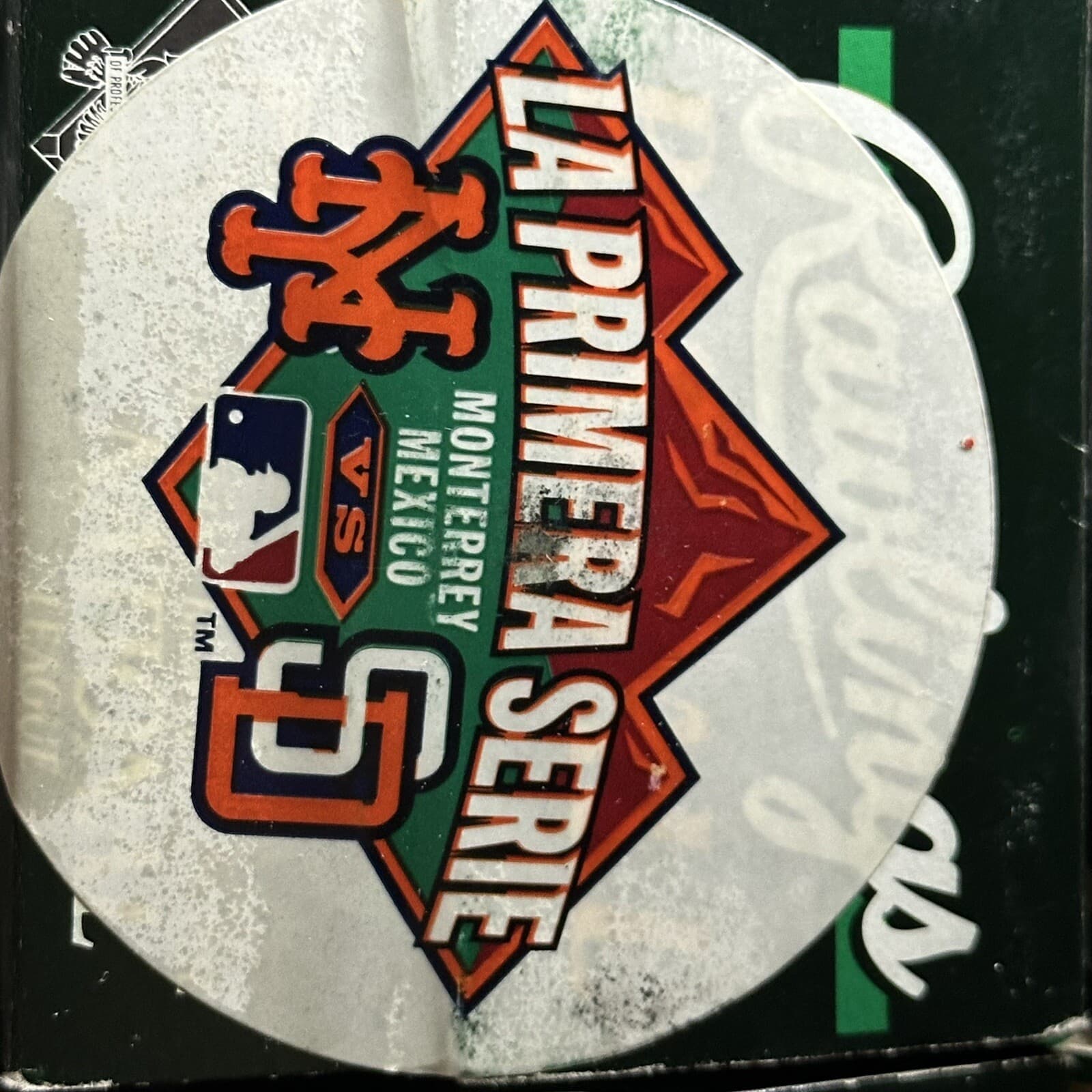 1996 La Primera Series Rawlings Official Logo Baseball Commemorative Mexico Mets - image 4