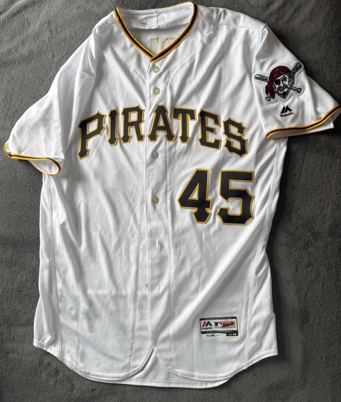 Gerrit Cole Signed Authentic Pittsburgh Pirates Jersey Baseball MLB COA Yankees - image 4