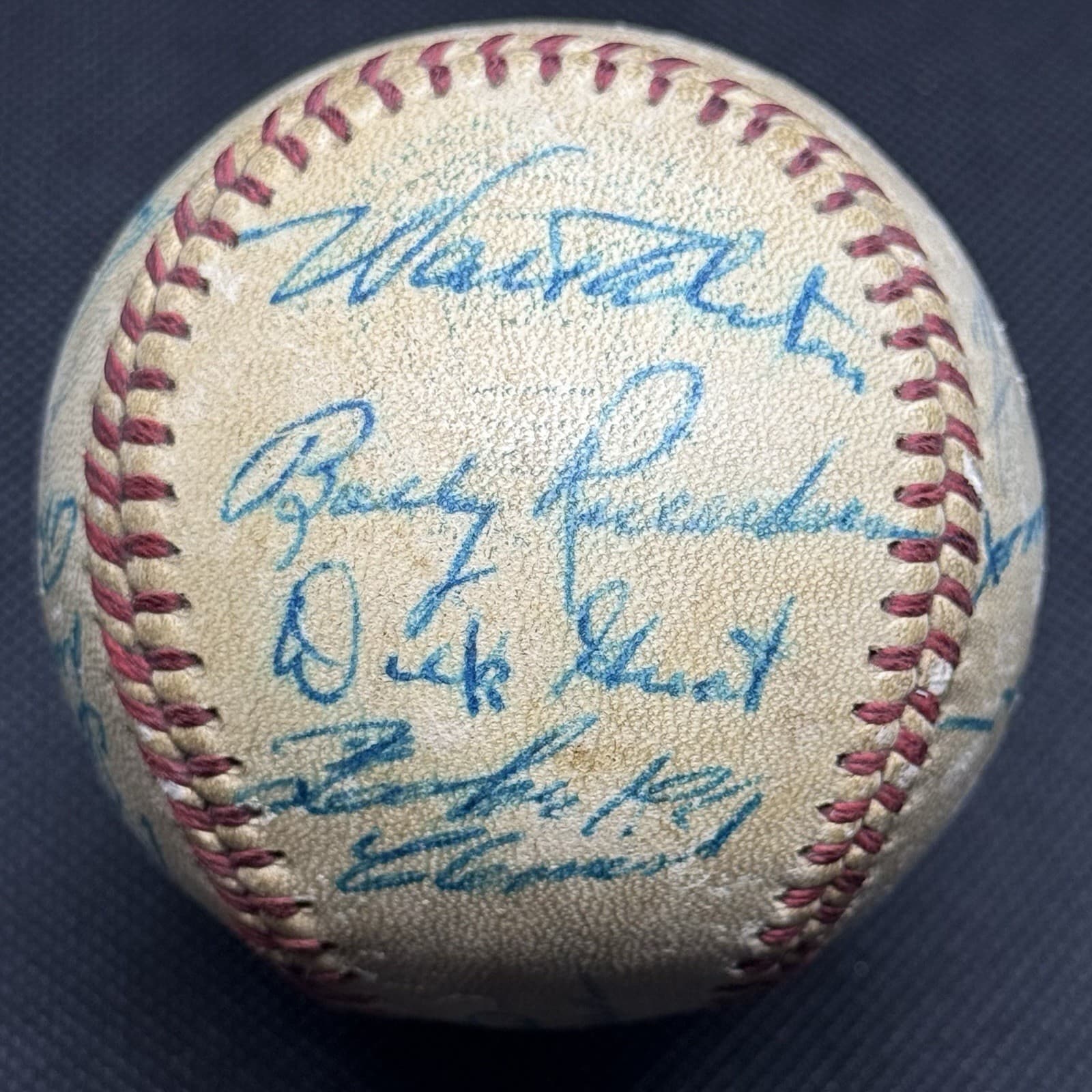 Roberto Clemente TWICE Signed Baseball 1960 Pirates World Series HOF JSA LOA - image 2