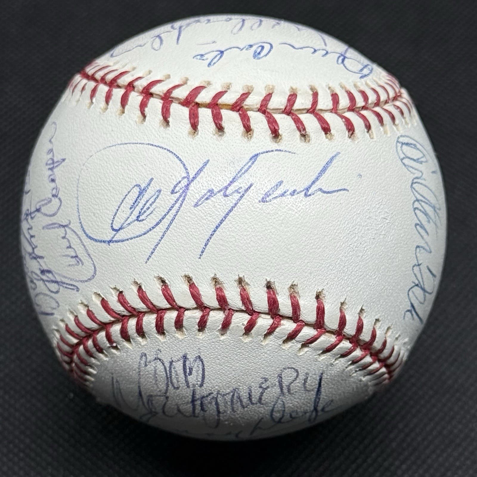 1975 Boston Red Sox Team Signed Baseball Beckett Pre COA Yastrzemski Lynn 