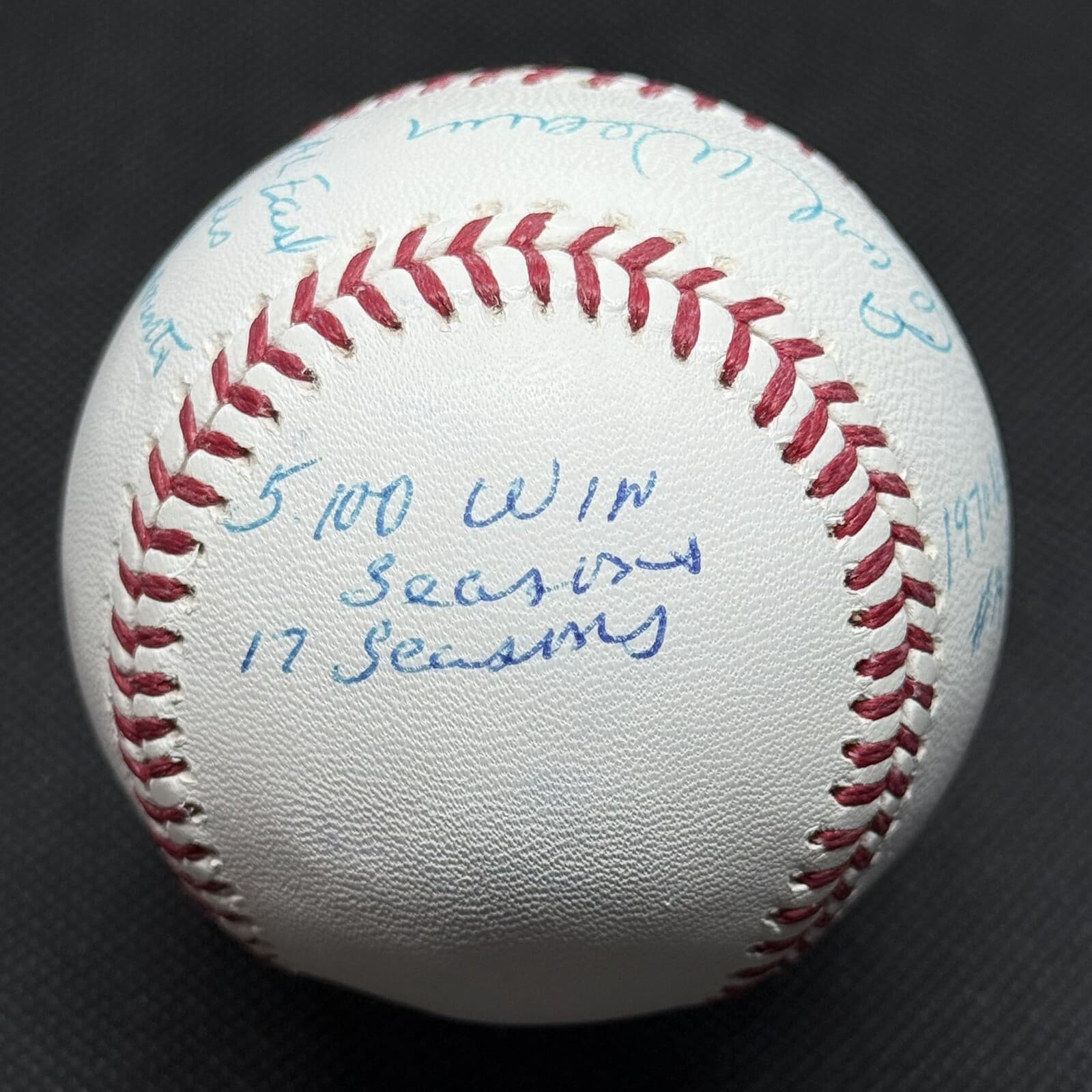 Earl Weaver 8x Stat Signed Baseball Beckett COA Baltimore Orioles HOF VERY RARE - image 4