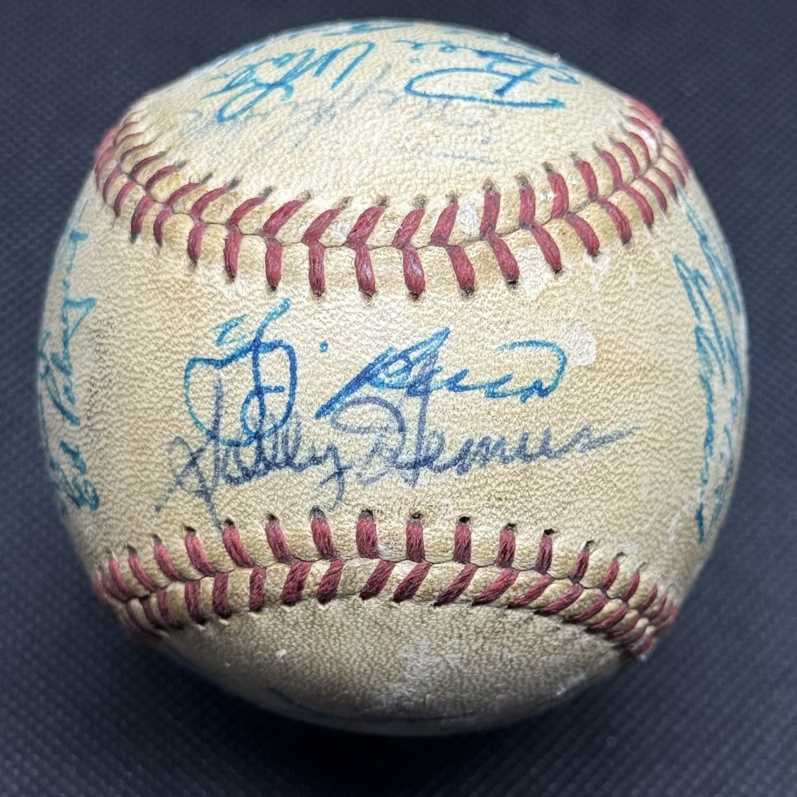 Roberto Clemente TWICE Signed Baseball 1960 Pirates World Series HOF JSA LOA - image 6