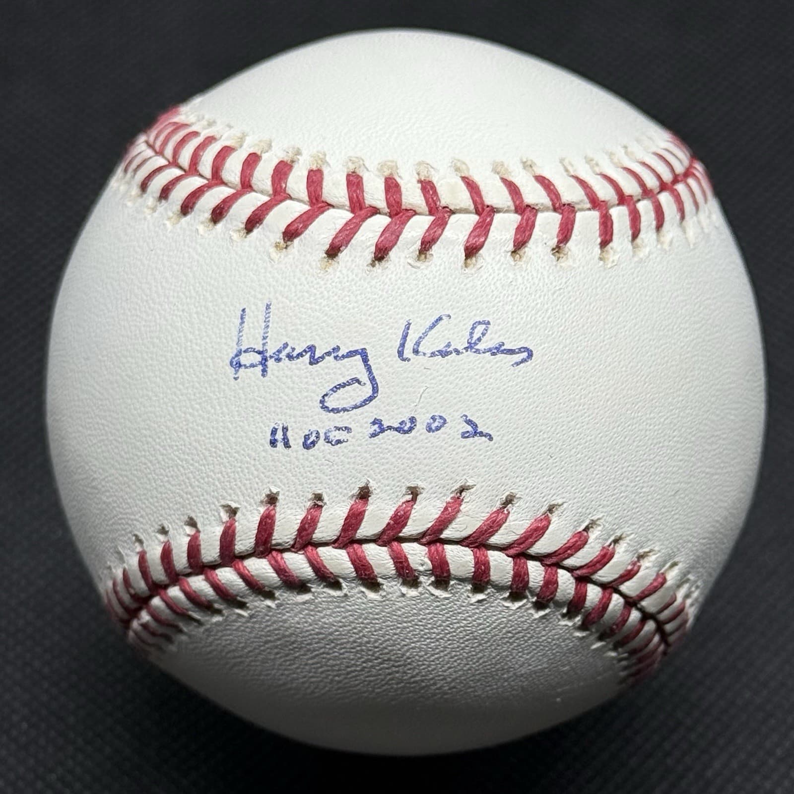 Harry Kalas HOF 2002 Signed Baseball Beckett COA BAS Broadcaster Phillies Frick
