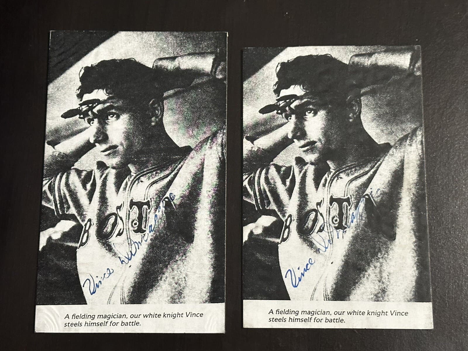 Vince DiMaggio Signed 6x4 Photo Bees Reds Pirates Phillies Giants Joe's brother - image 2