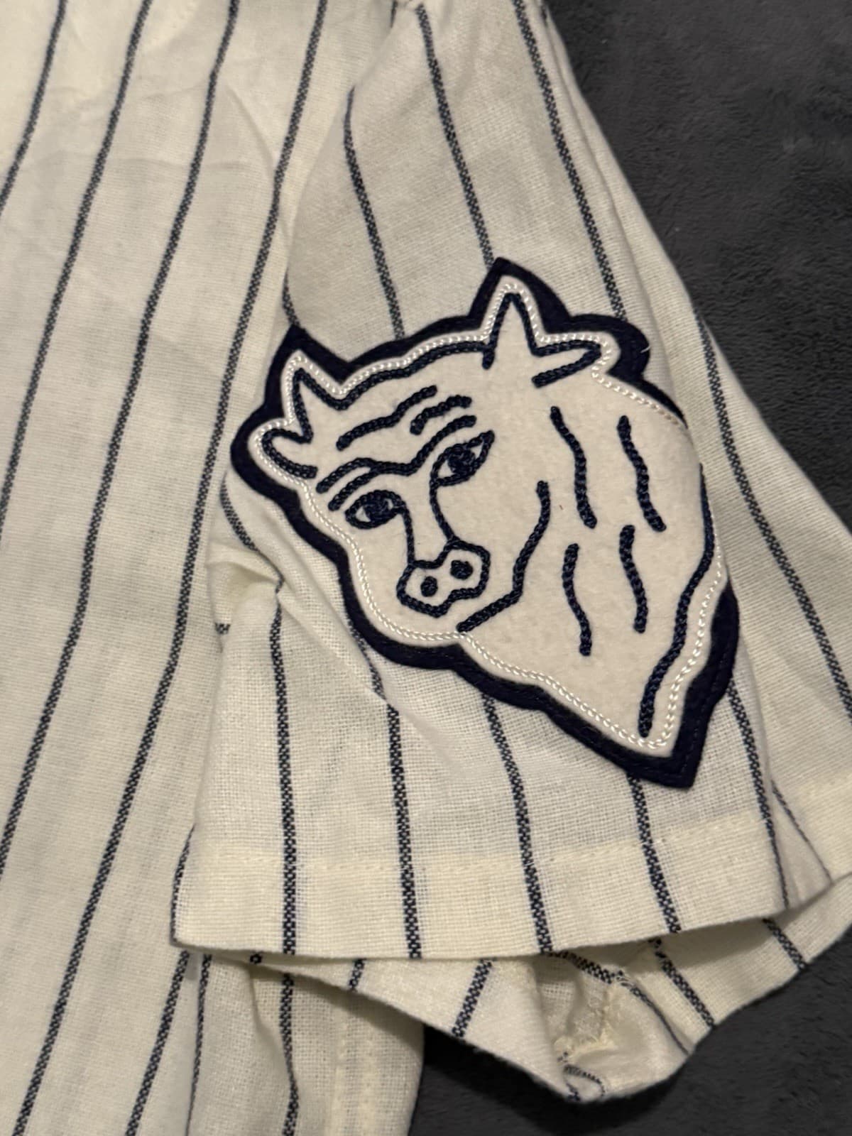 Durham Bulls Vintage Authentic Ebbets Field Flannels Jersey Size Medium M 1964? - image 2