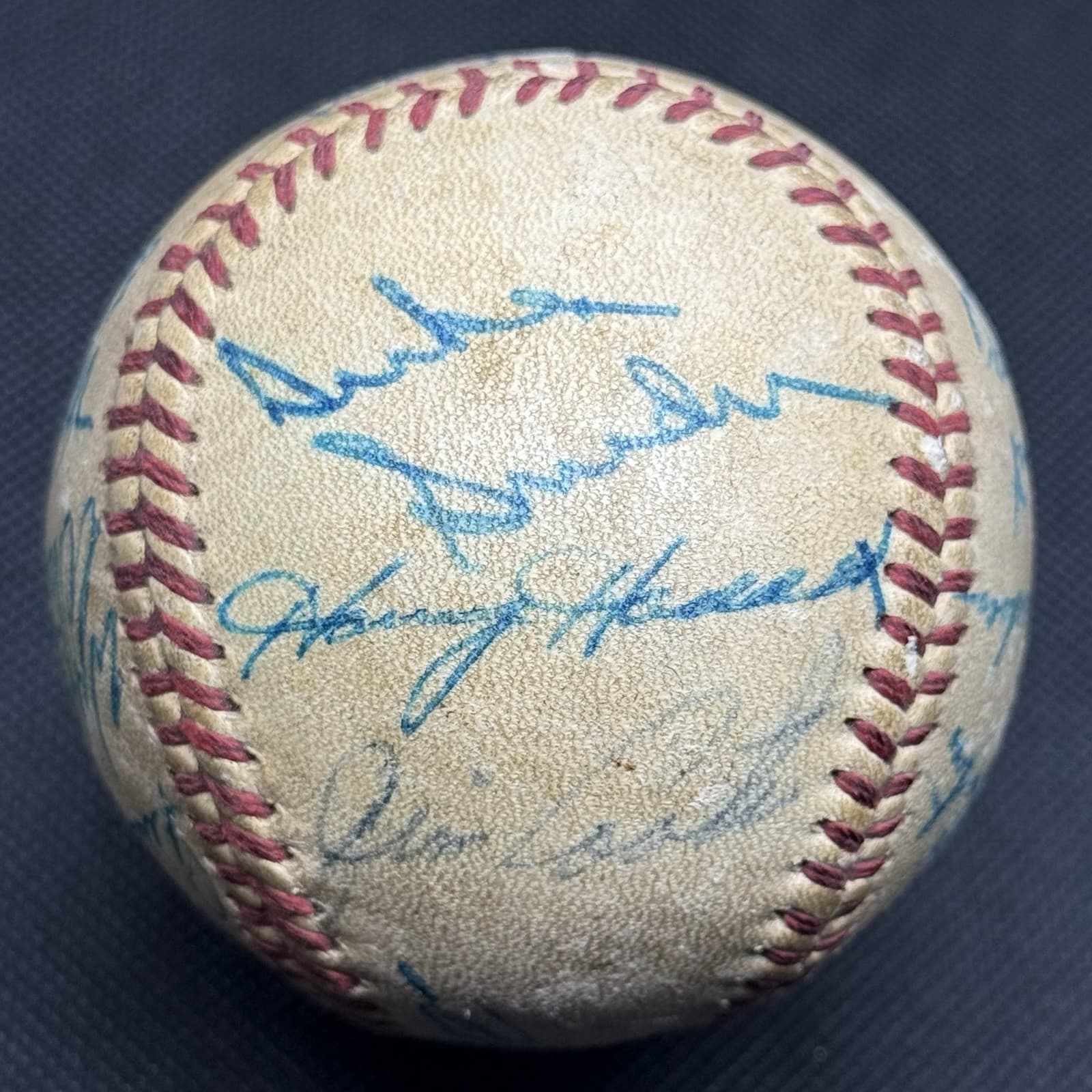 Roberto Clemente TWICE Signed Baseball 1960 Pirates World Series HOF JSA LOA - image 5