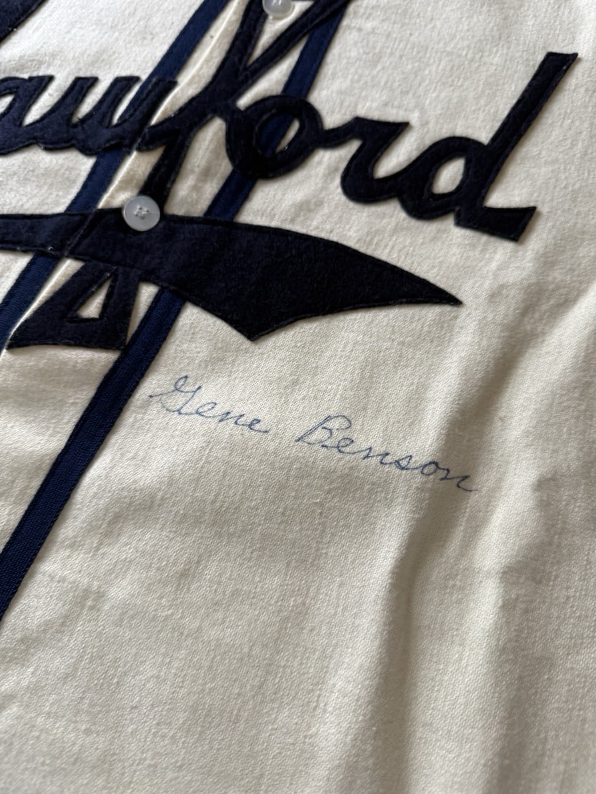 Ted Double Duty Radcliffe Signed Pittsburgh Crawfords Jersey Baseball JSA COA  - image 3