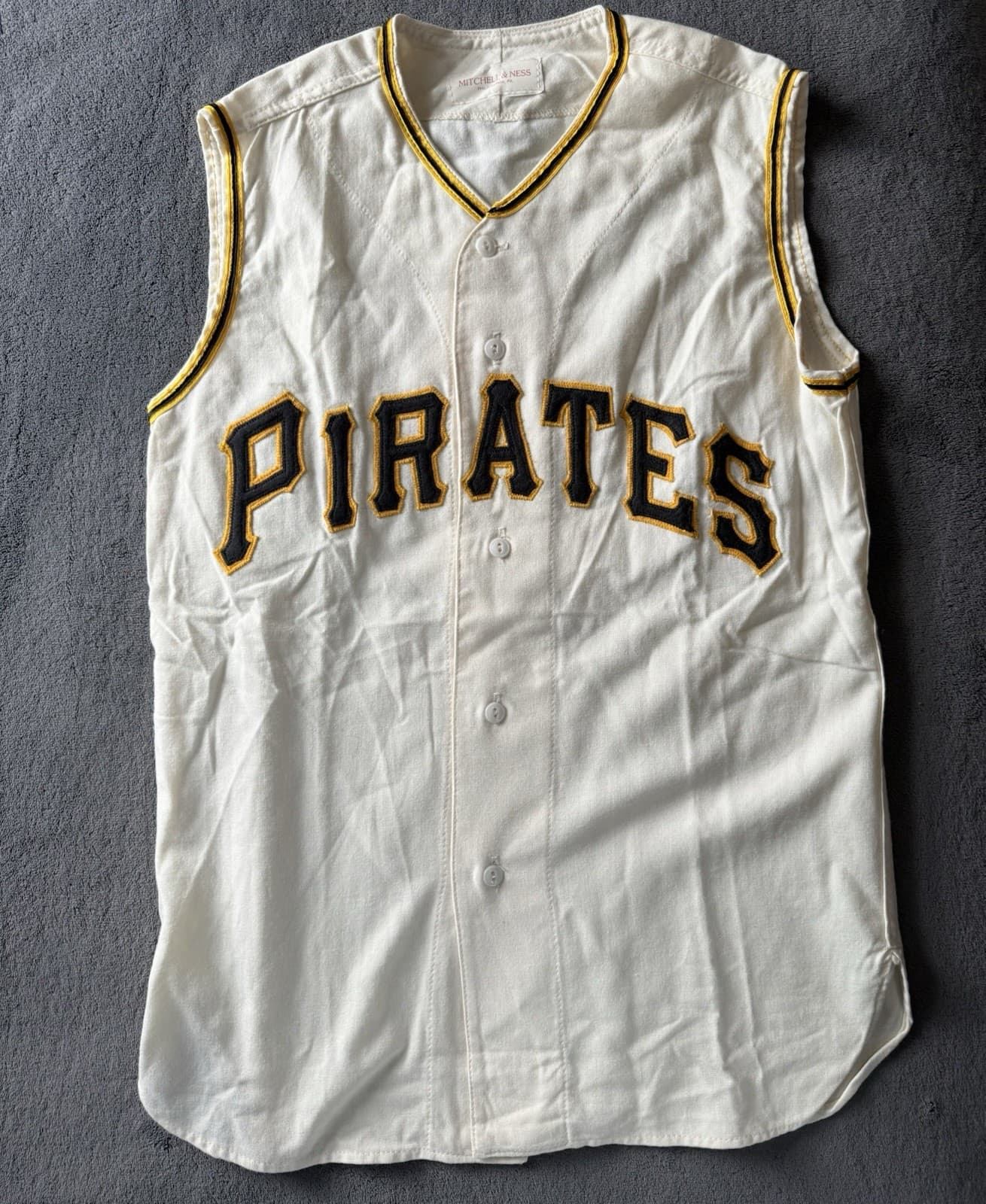 Bill Mazeroski Authentic Pittsburgh Pirates Mitchell & Ness Jersey Size S or M
