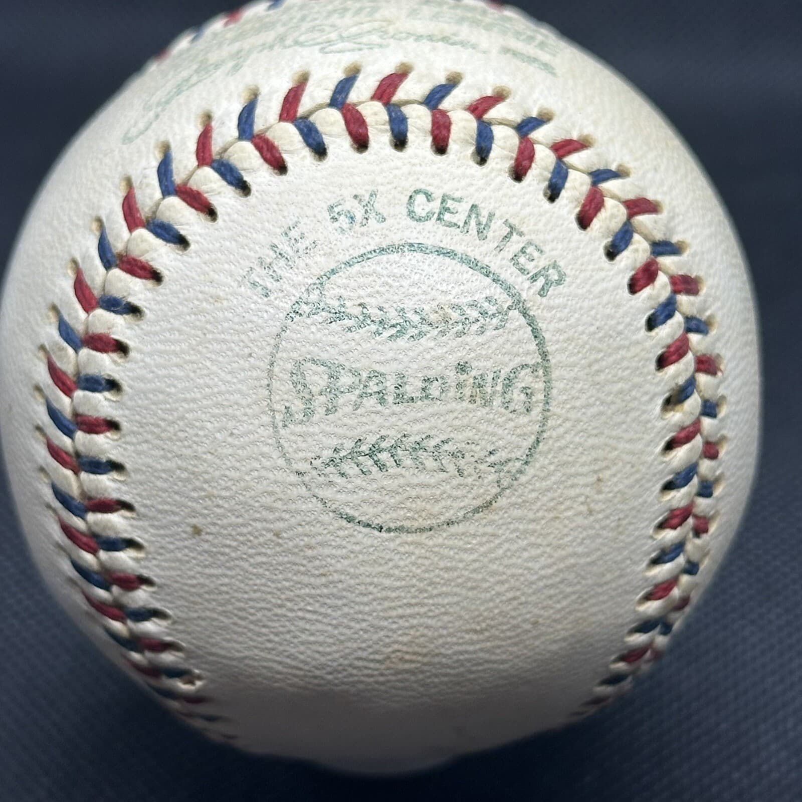 RARE 1970 National League Charles Feeney 5X Spalding Prototype Baseball - image 2