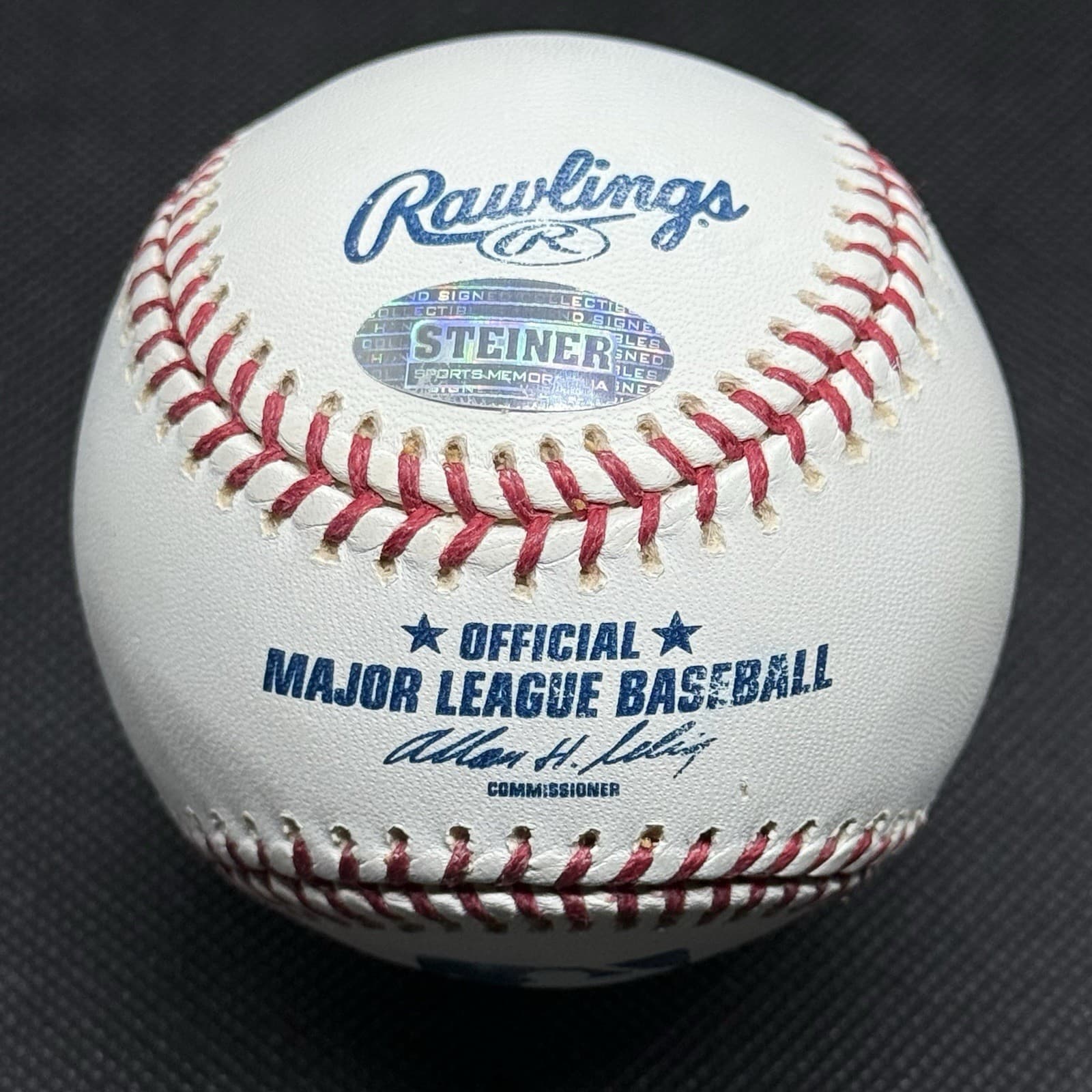 Rickey Henderson Signed Baseball Steiner COA Oakland A's Mets Yankees HOF - image 2