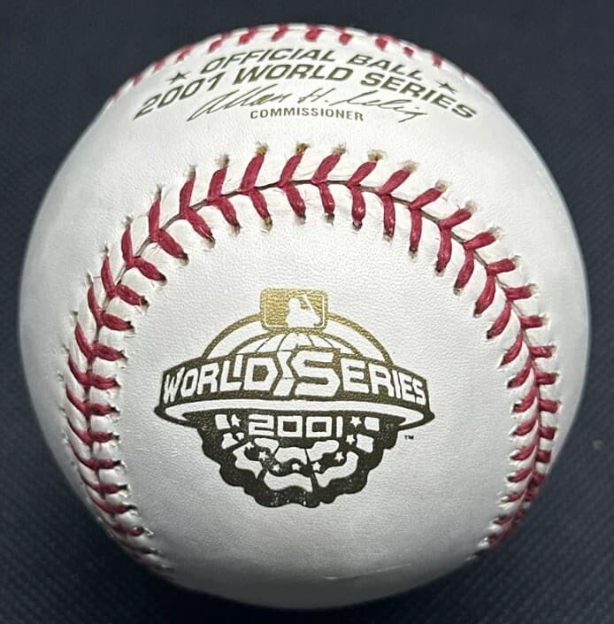 2001 World Series Rawlings Official Logo Baseball Commemorative Diamondbacks