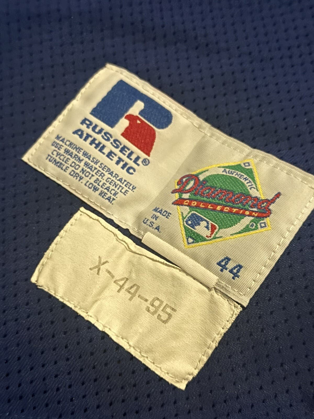 1995 Rudy Jaramillo Game Used Texas Rangers Jersey BP  - image 3