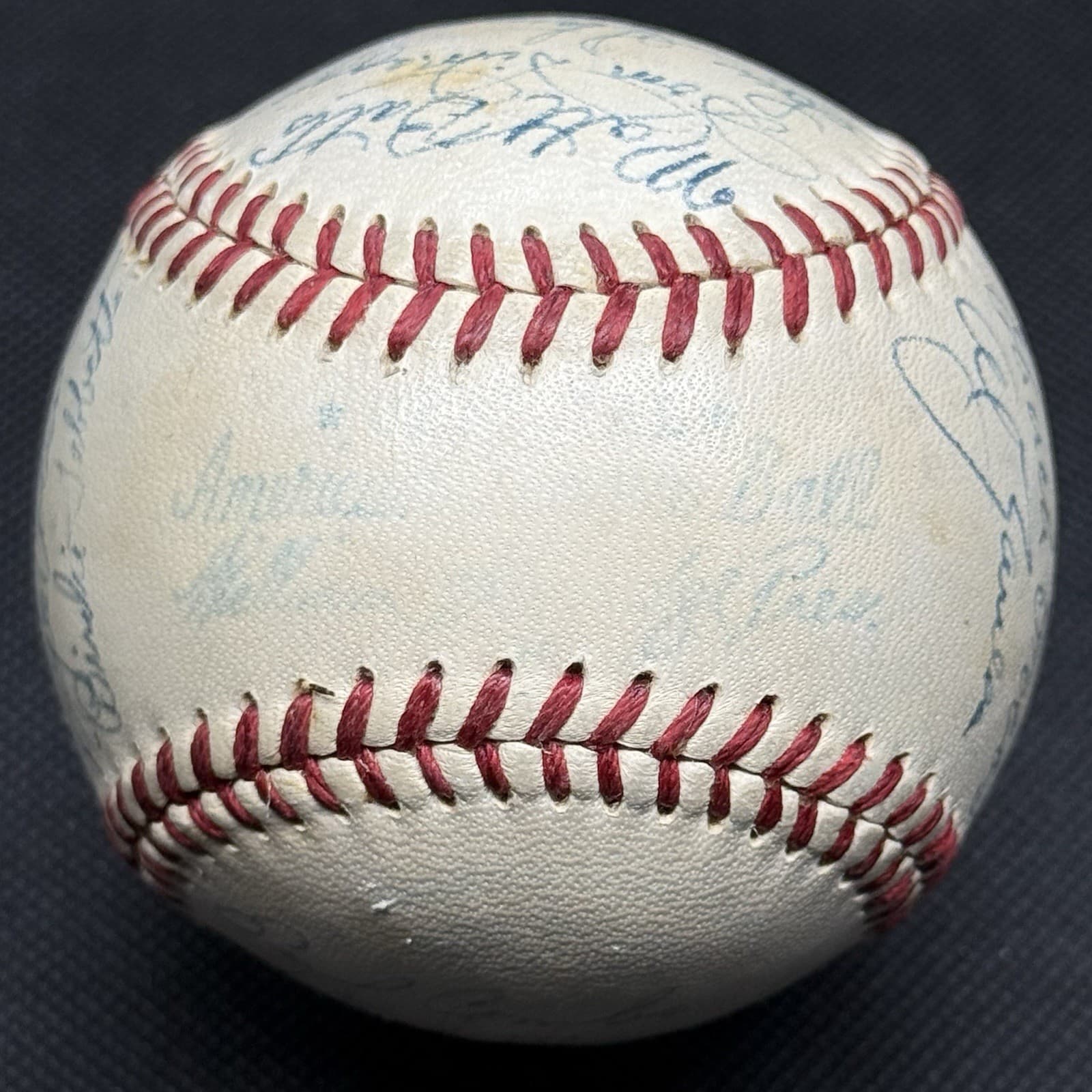 1950 Boston Red Sox Ted Williams Team Signed Baseball 26 Autos HOF Dimaggio - image 6