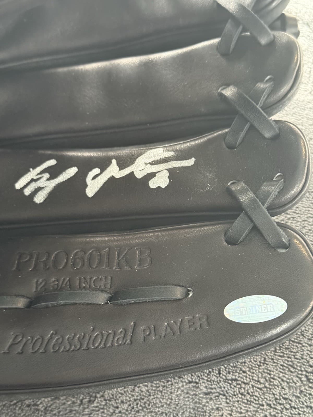 Nico Hoerner Signed Personal Model Rawlings Glove Full Sized Steiner COA Cubs - image 2