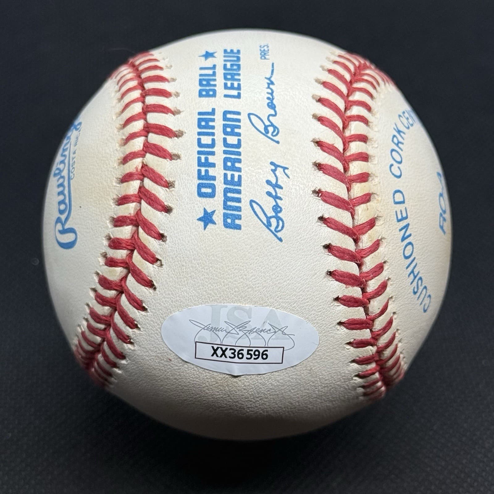 Charlie Gehringer HOF 49 Signed Baseball JSA LOA Detroit Tigers  - image 2