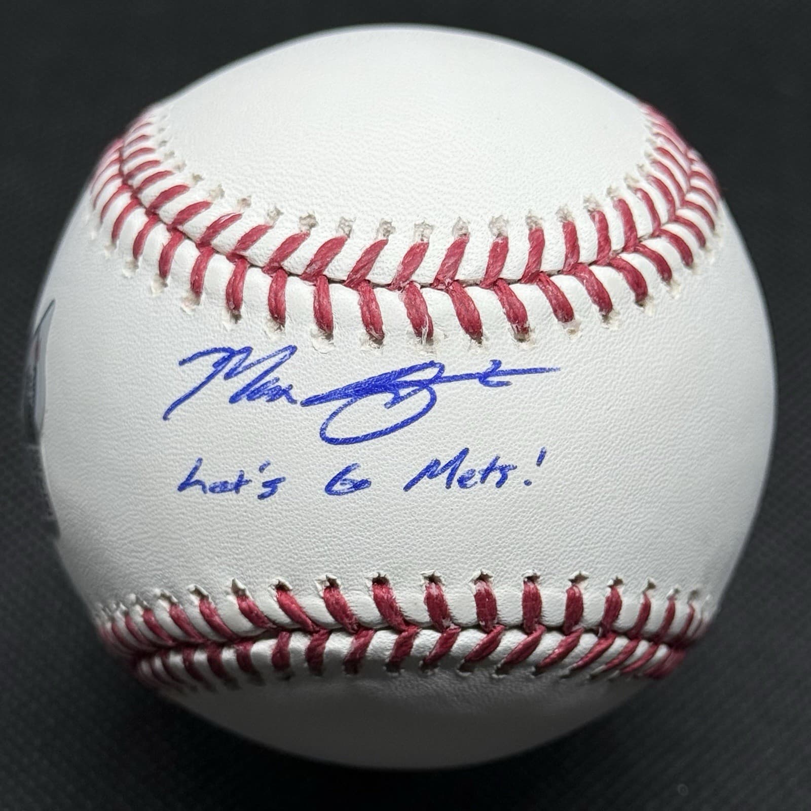 Max Scherzer Lets Go Mets Signed Baseball MLB Authentication COA Fanatics Jays