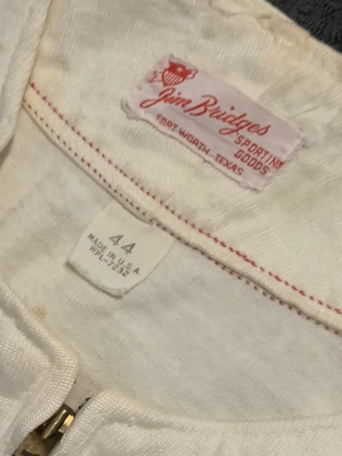 1955 Texas City Texans Game Used Jersey Flannel VINTAGE RARE! - image 4