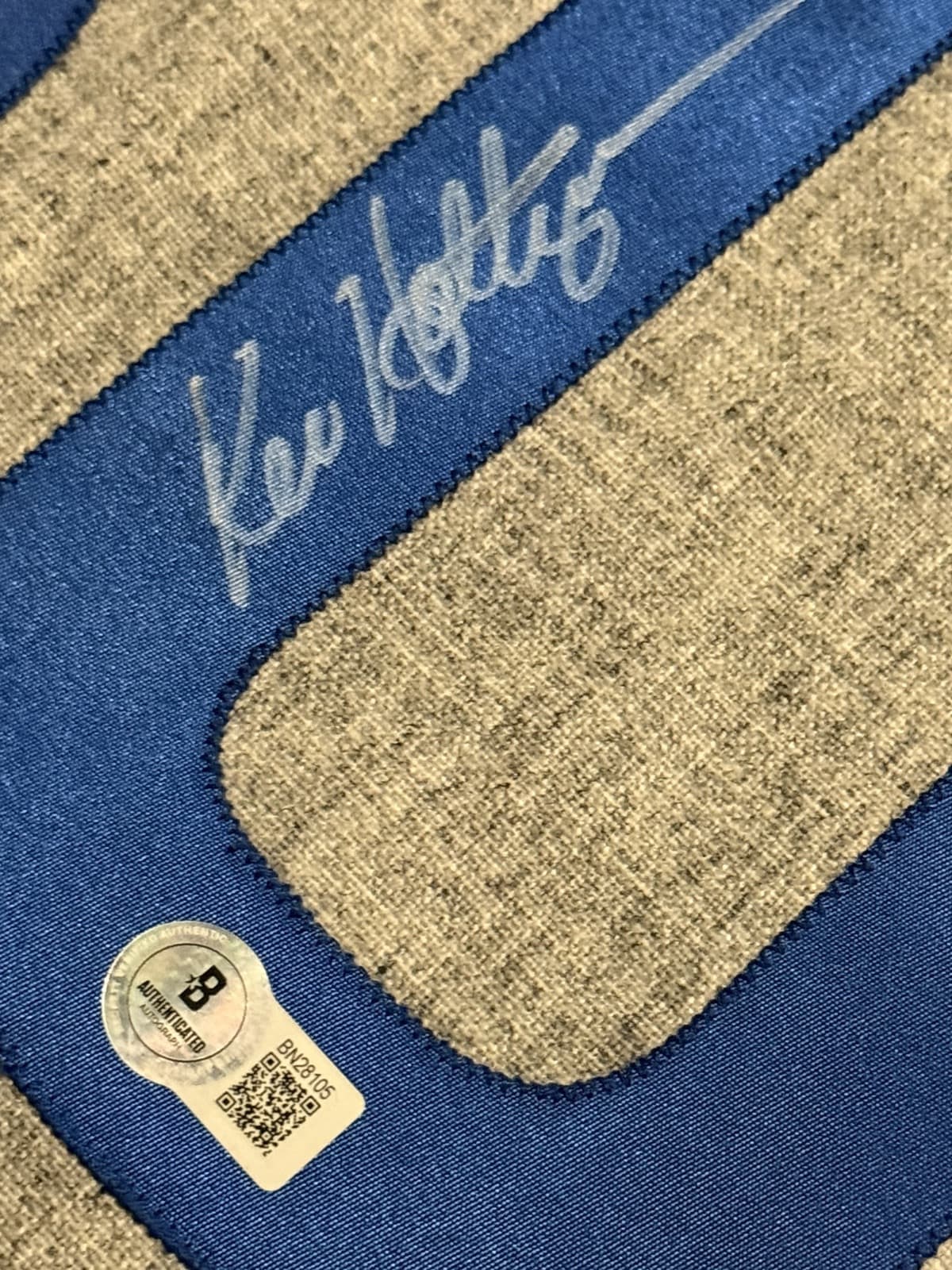 Ken Holtzman Signed Authentic Mitchell Ness Chicago Cubs Jersey Beckett COA - image 4