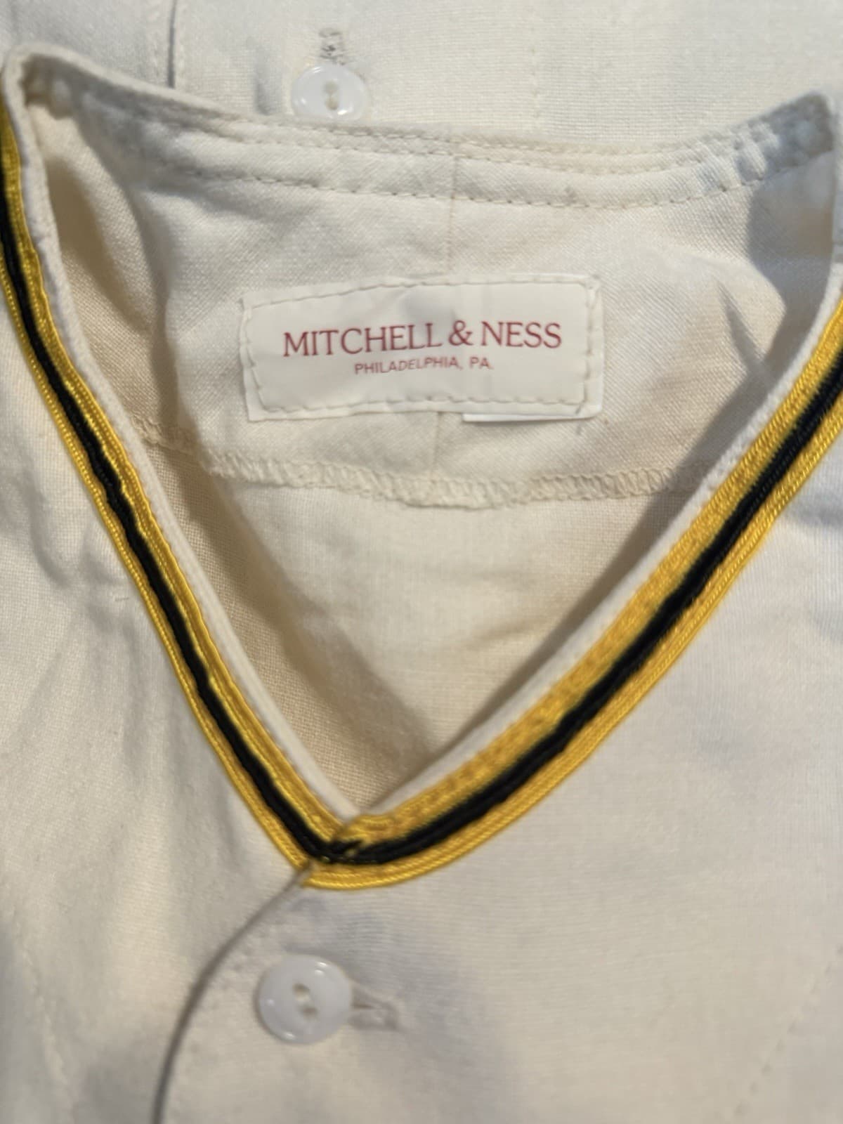 Roberto Clemente Authentic Pittsburgh Pirates Mitchell & Ness Jersey Size S - image 2