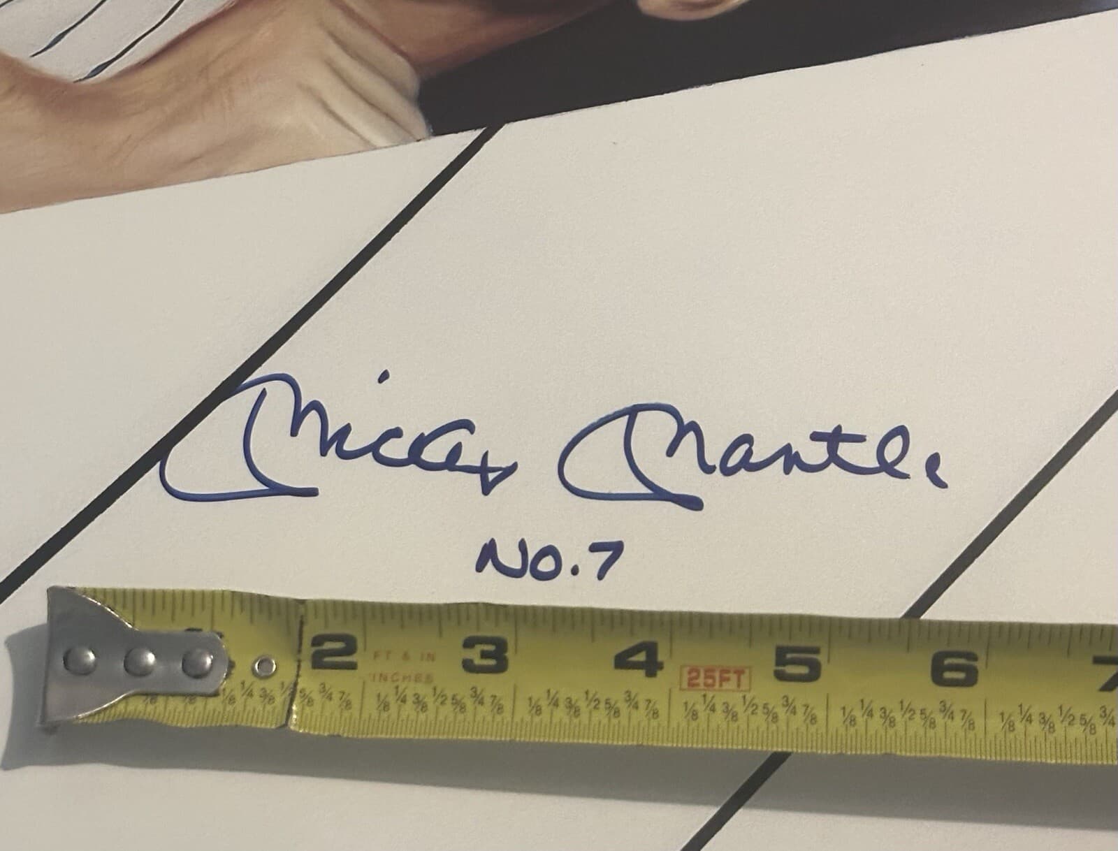 HUGE Mickey Mantle Signed 28x36 Photo Poster PSA LOA Yankees HOF OVERSIZED! - image 2