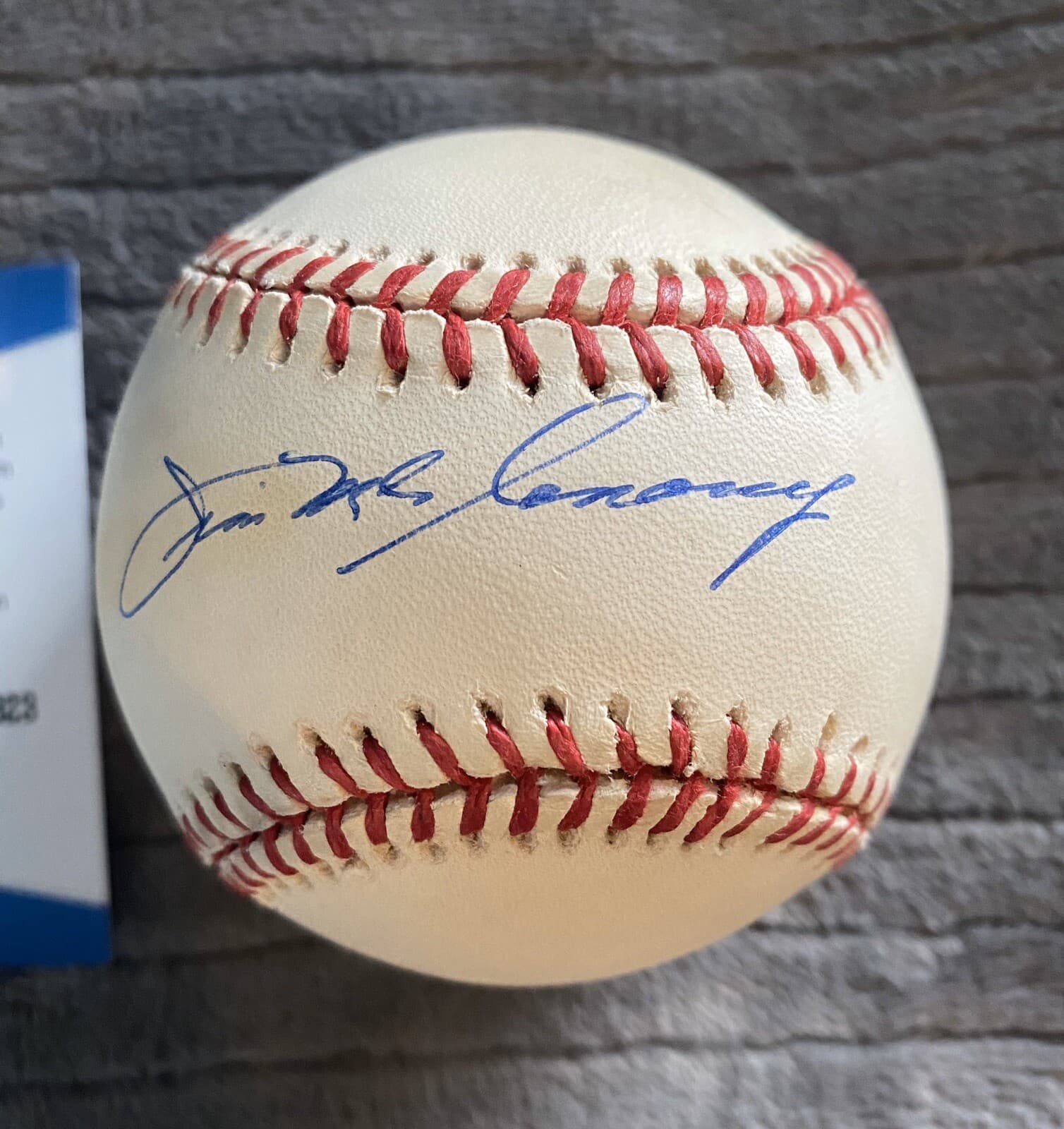 Jim McAnany Signed Autographed Baseball Chicago White Sox 1959 BECKETT COA RARE