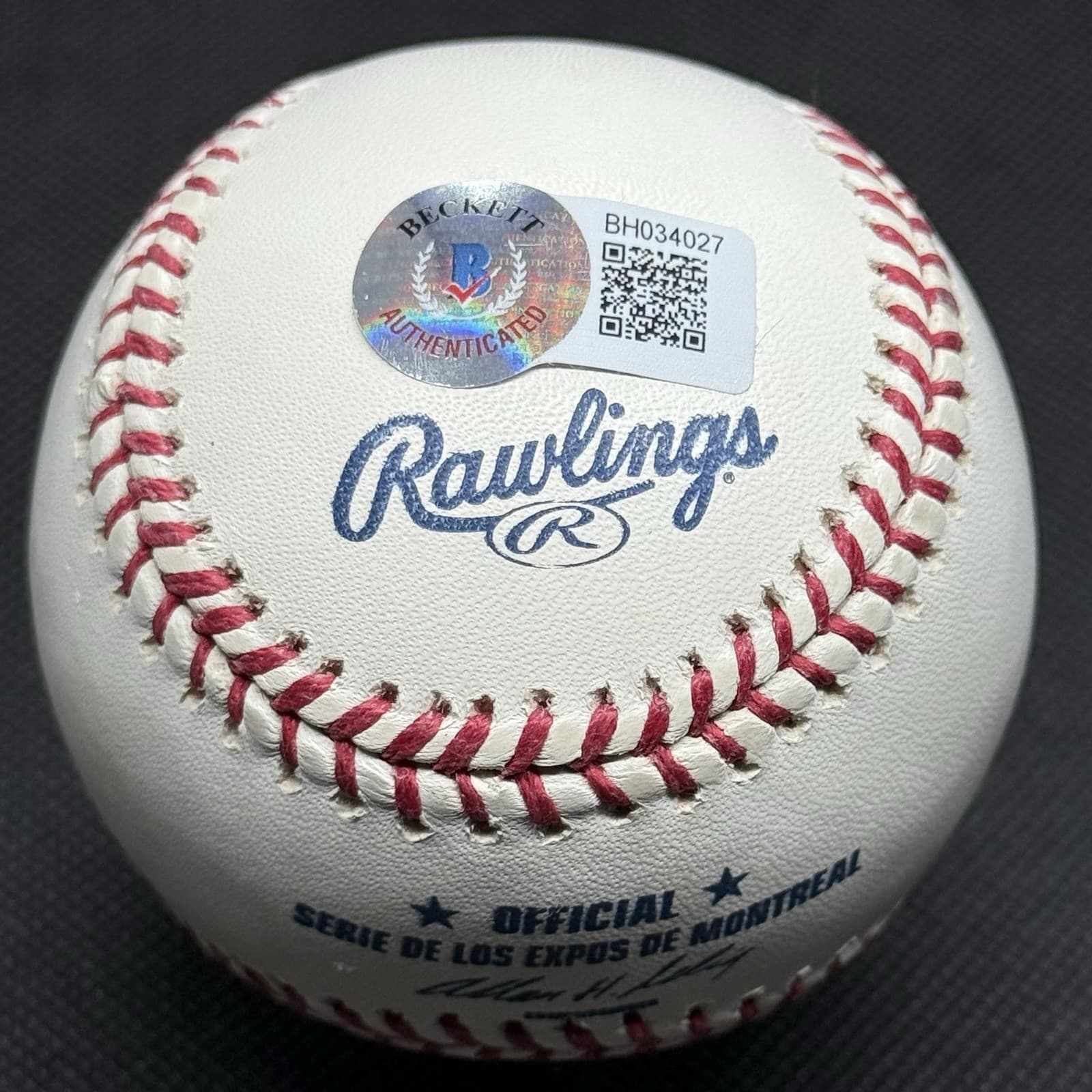 Harry Kalas HOF 2002 Signed Baseball Beckett COA BAS Broadcaster Phillies Frick - image 2